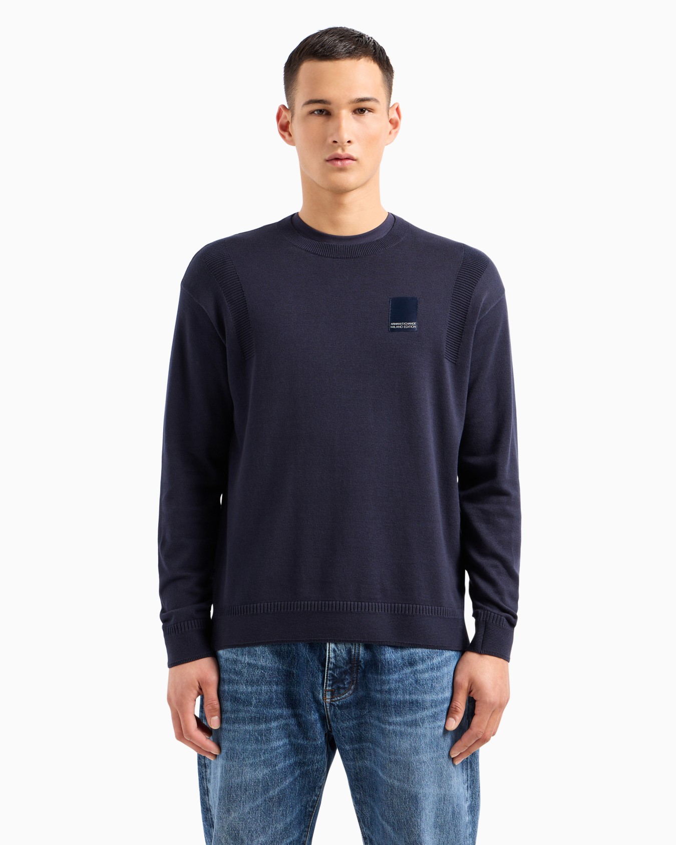  Boucle crew neck sweater Diapositiva 1