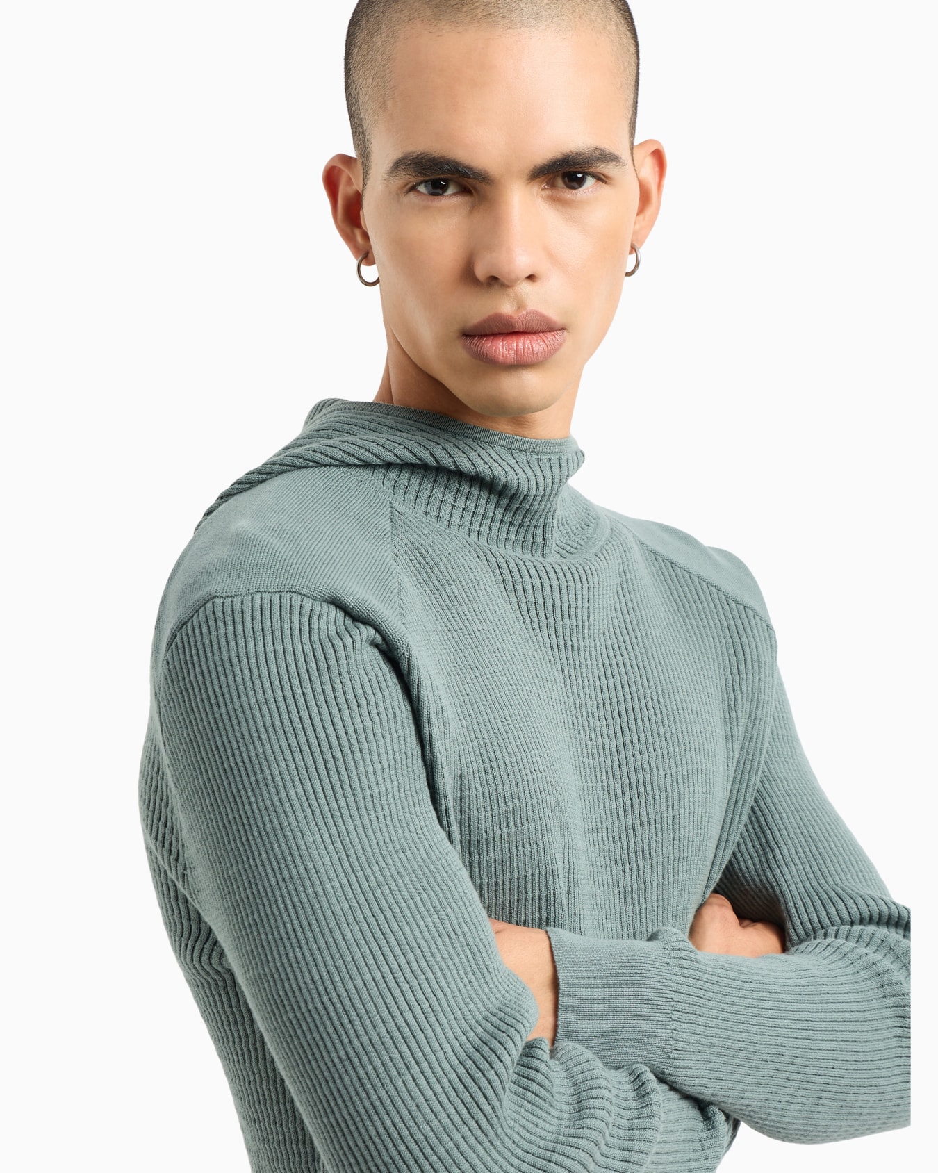 Boucle crew neck sweater Diapositiva 5