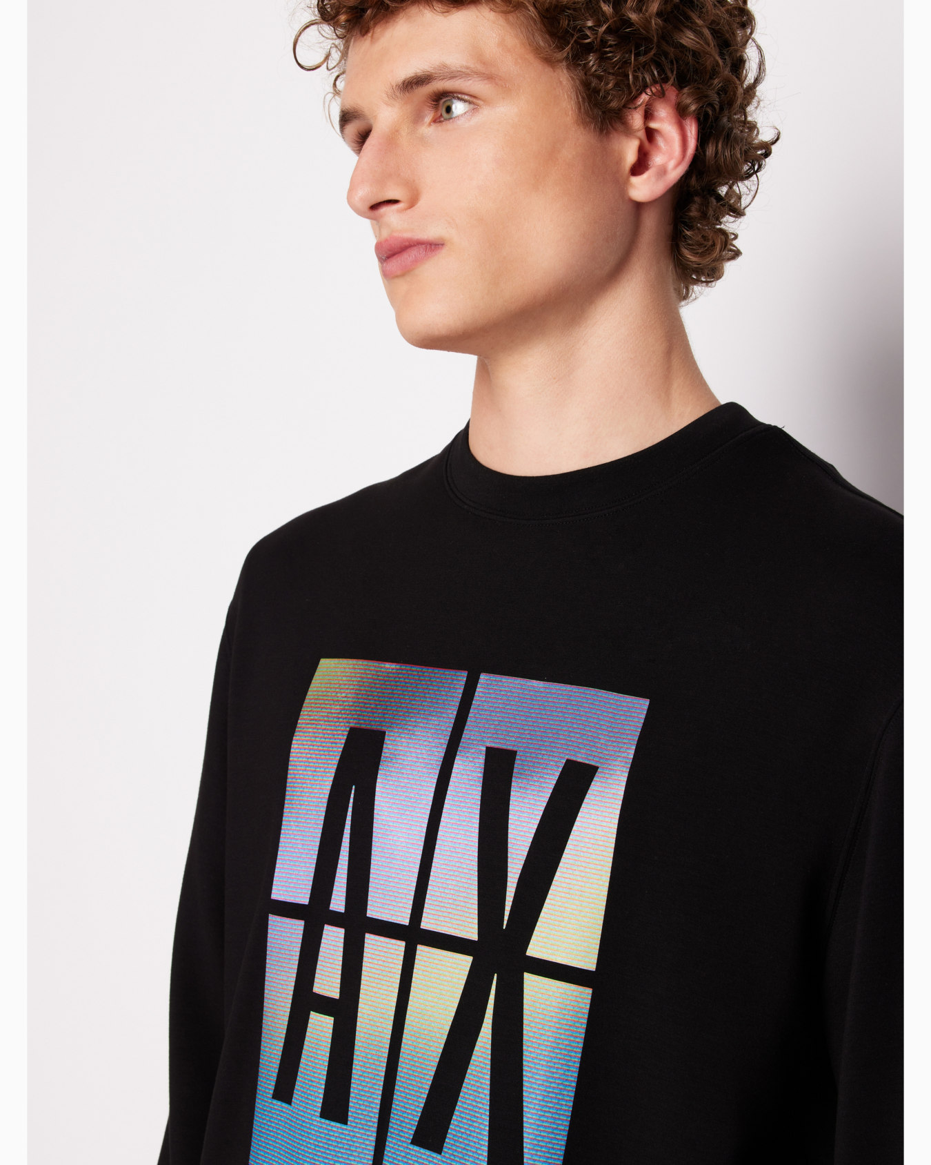 Stretch fabric zip-up hoodie Slide 4