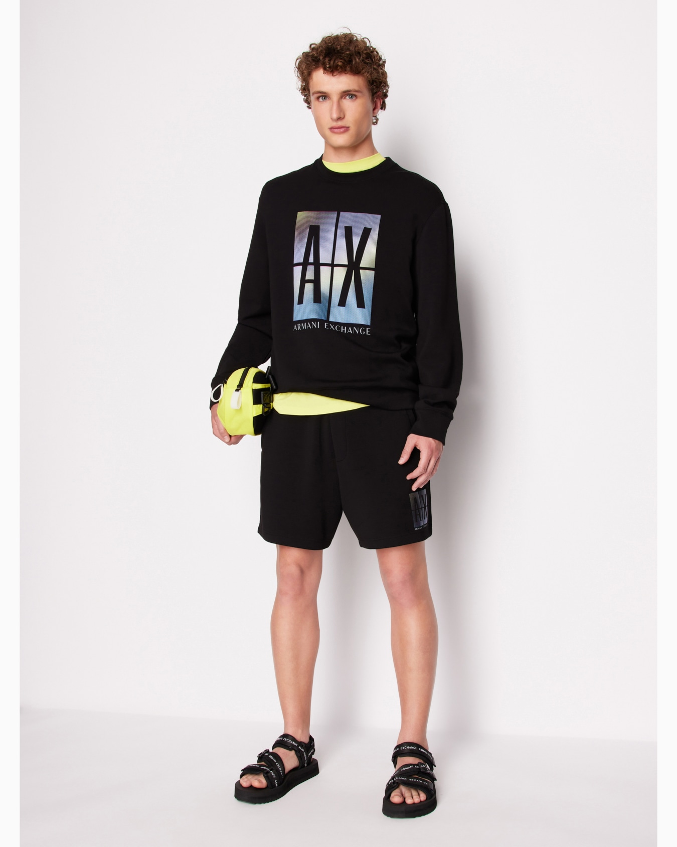 Stretch fabric zip-up hoodie Slide 3