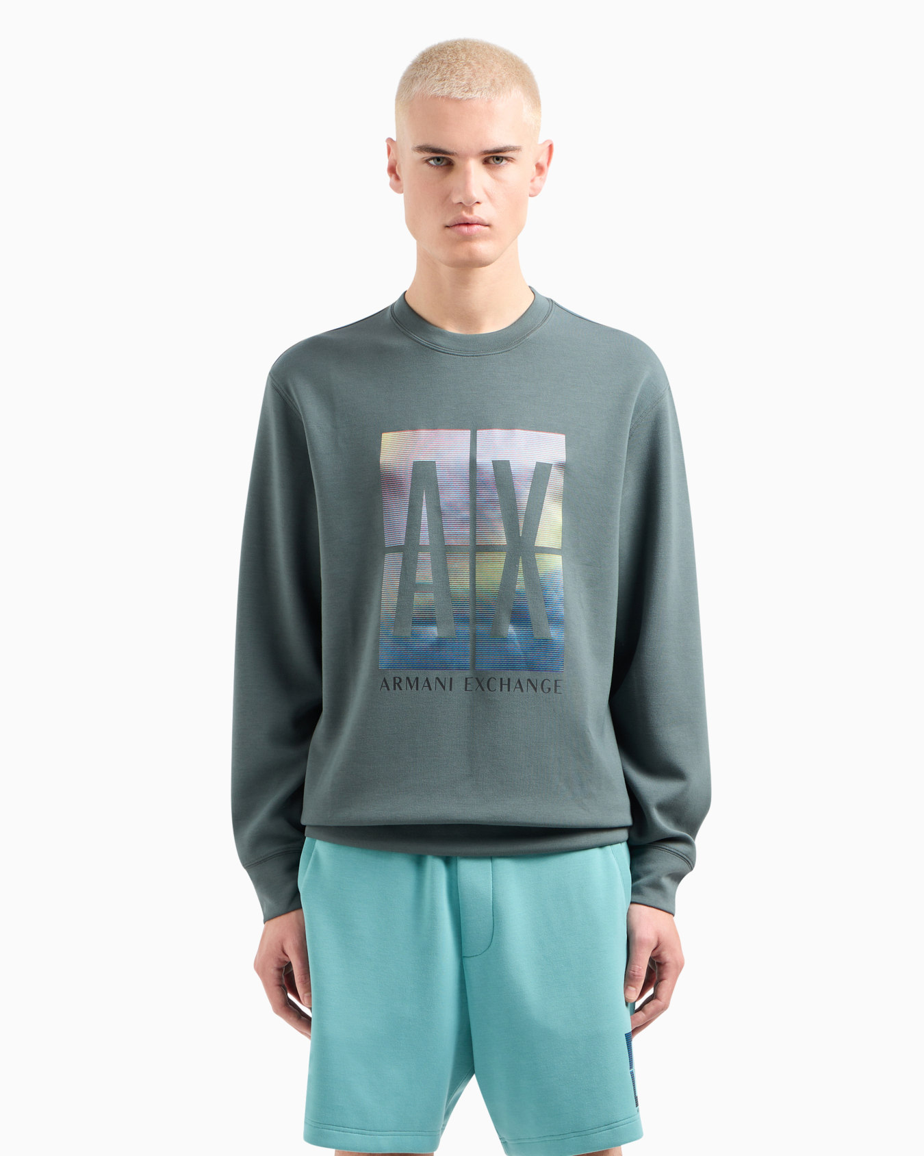 Stretch fabric zip-up hoodie Diapositiva 1