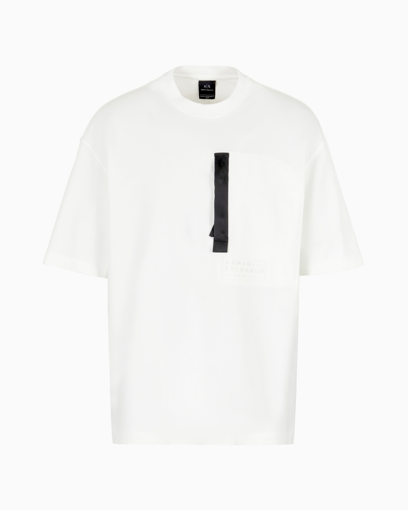 Relaxed fit T-shirt with round neck and logo Diapositiva 0