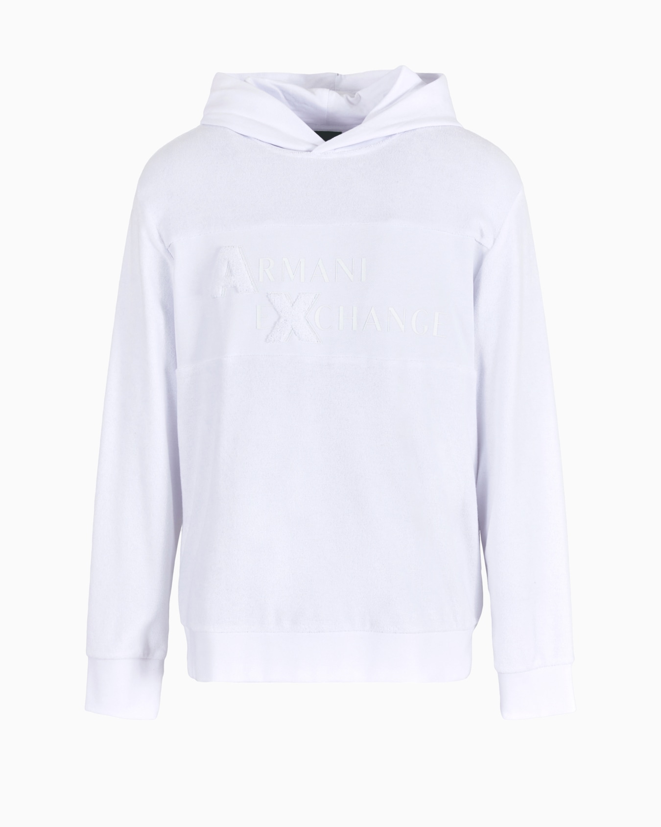 Stretch fabric zip-up hoodie Slide 0