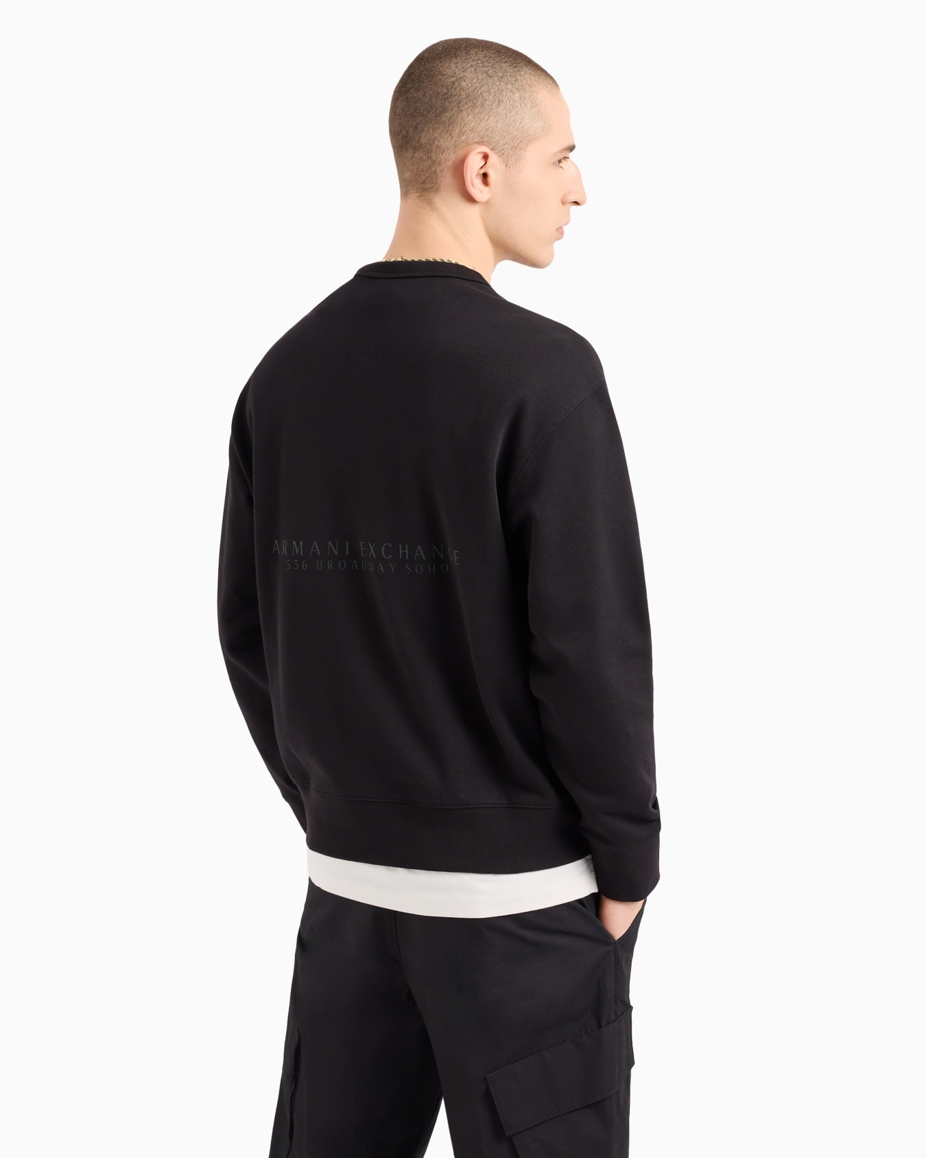 Stretch fabric zip-up hoodie Diapositiva 2