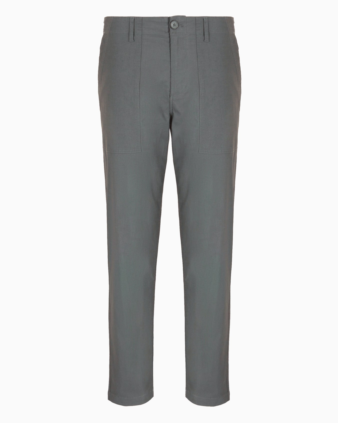 Regular fit gabardine trousers Diapositiva 0