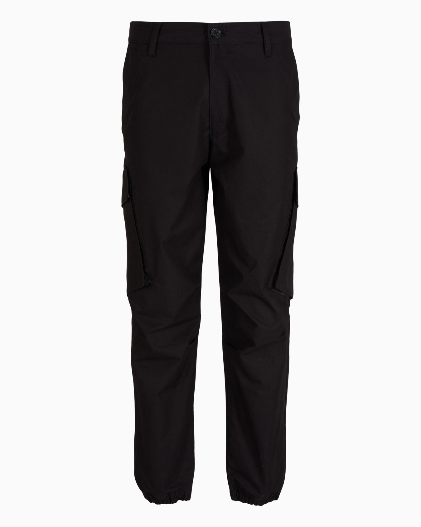 Cotton gabardine cargo trousers Diapositiva 0