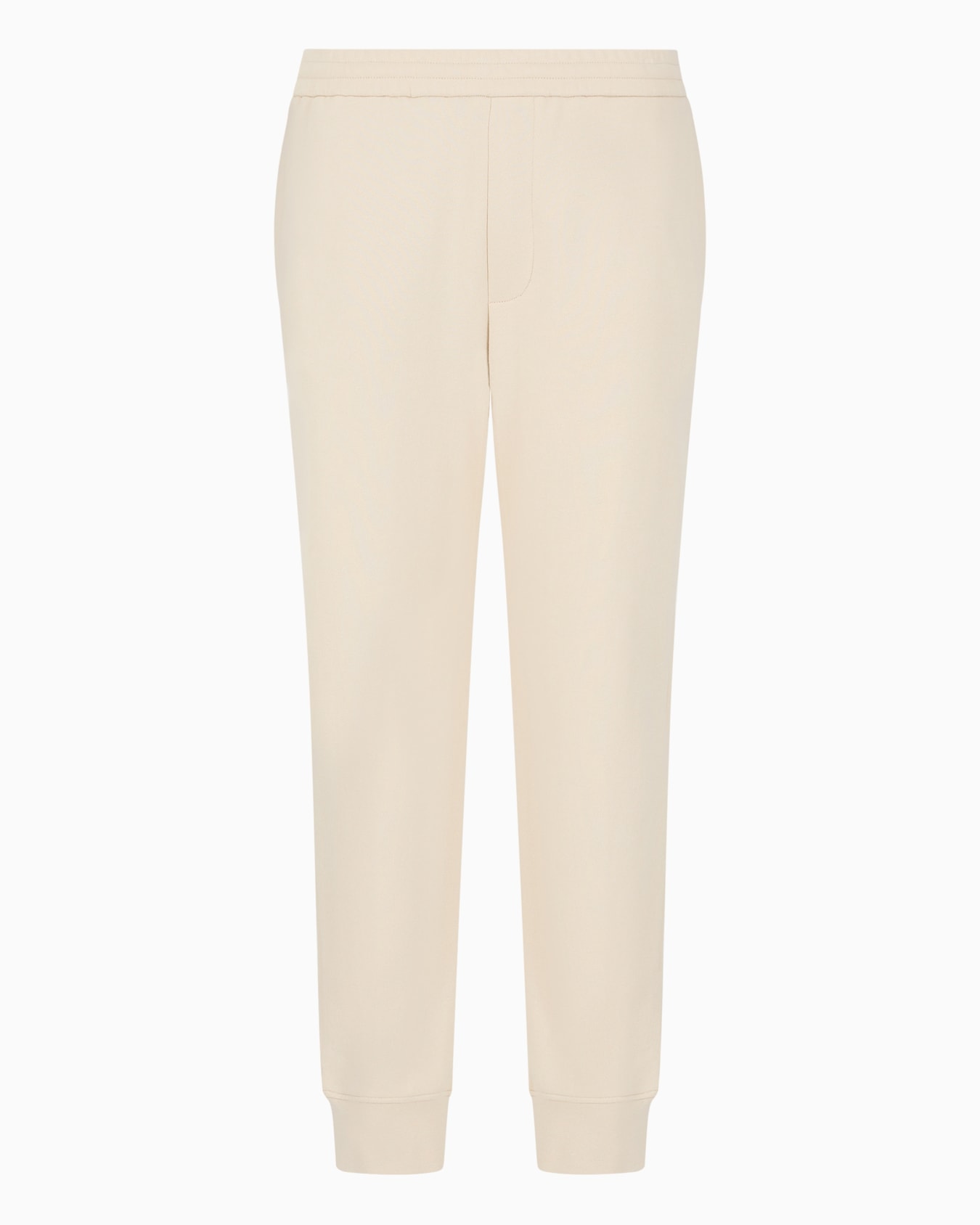 Soft yarn jogger pants with logo Diapositiva 0