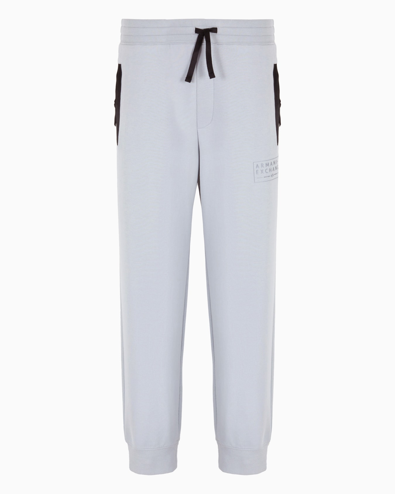 Soft yarn jogger pants with logo Diapositiva 0