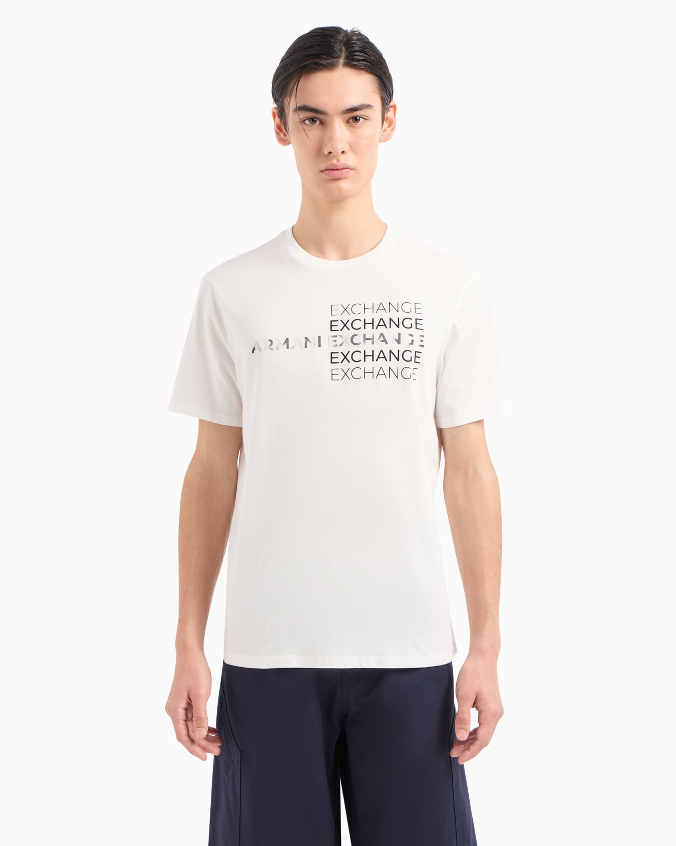AXロゴ 半袖クルーネックTシャツ スライドする 1