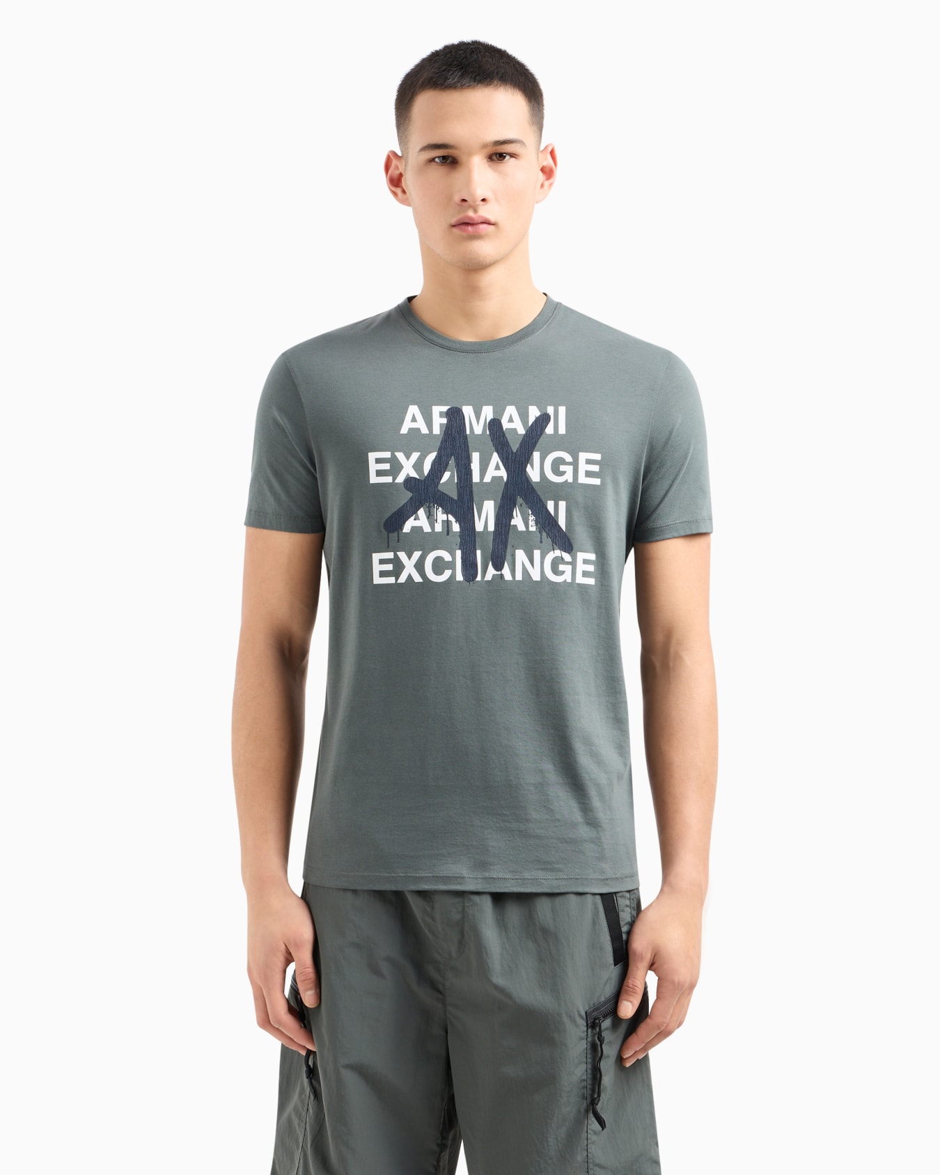 Pima cotton jersey T-shirt with prints on the front Diapositiva 1