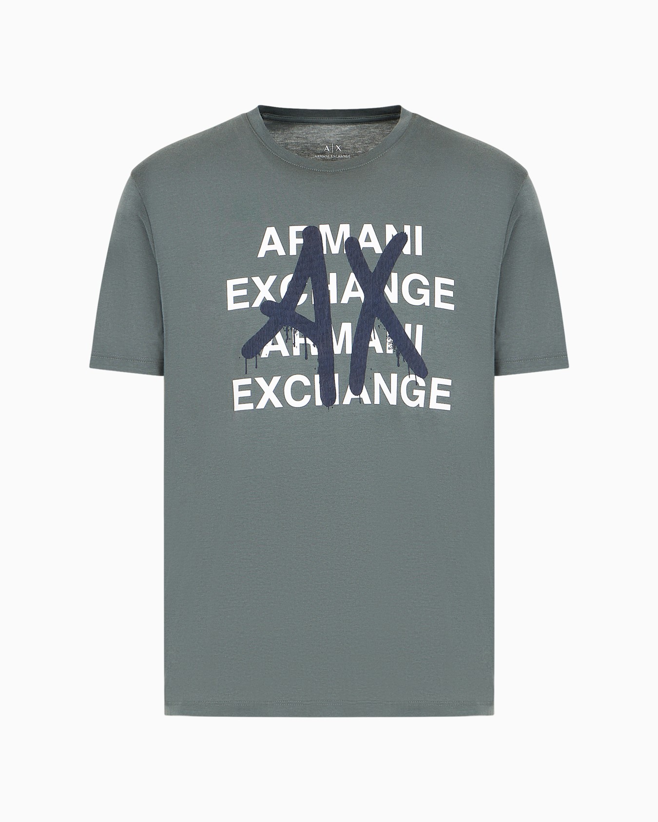 Pima cotton jersey T-shirt with prints on the front Diapositiva 0