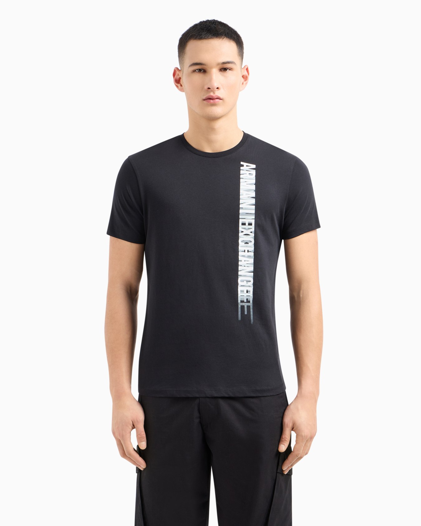 AXロゴ　半袖クルーネックTシャツ スライドする 1