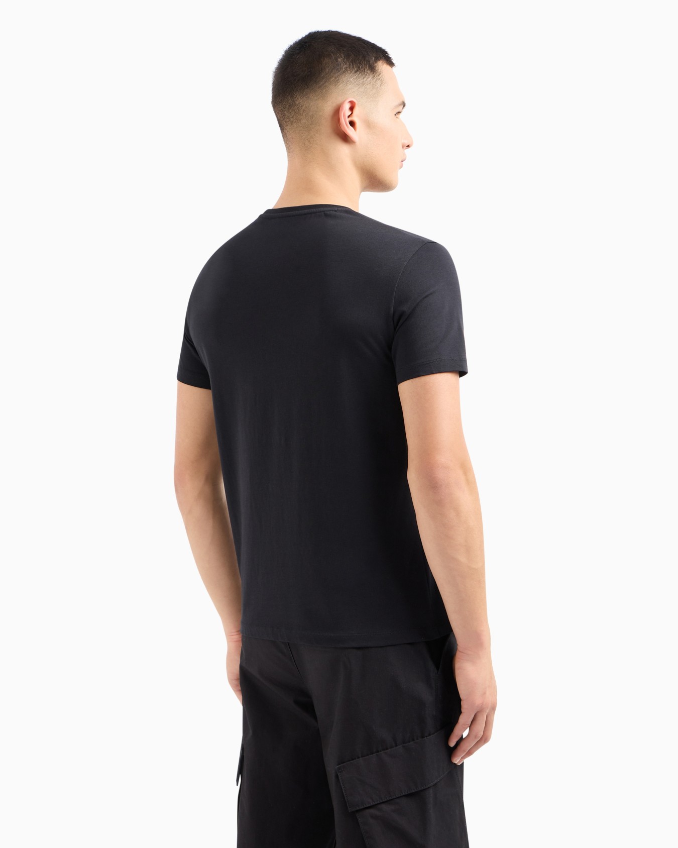 AXロゴ　半袖クルーネックTシャツ スライドする 2