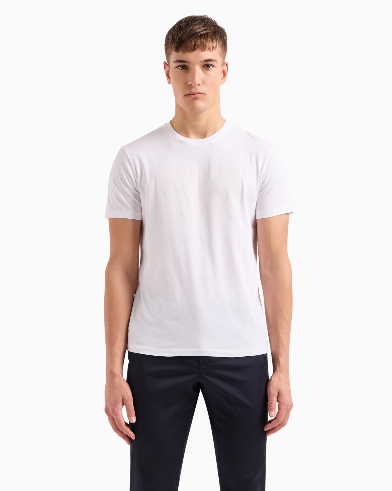 Regular fit T-shirt with logo  Diapositiva 1
