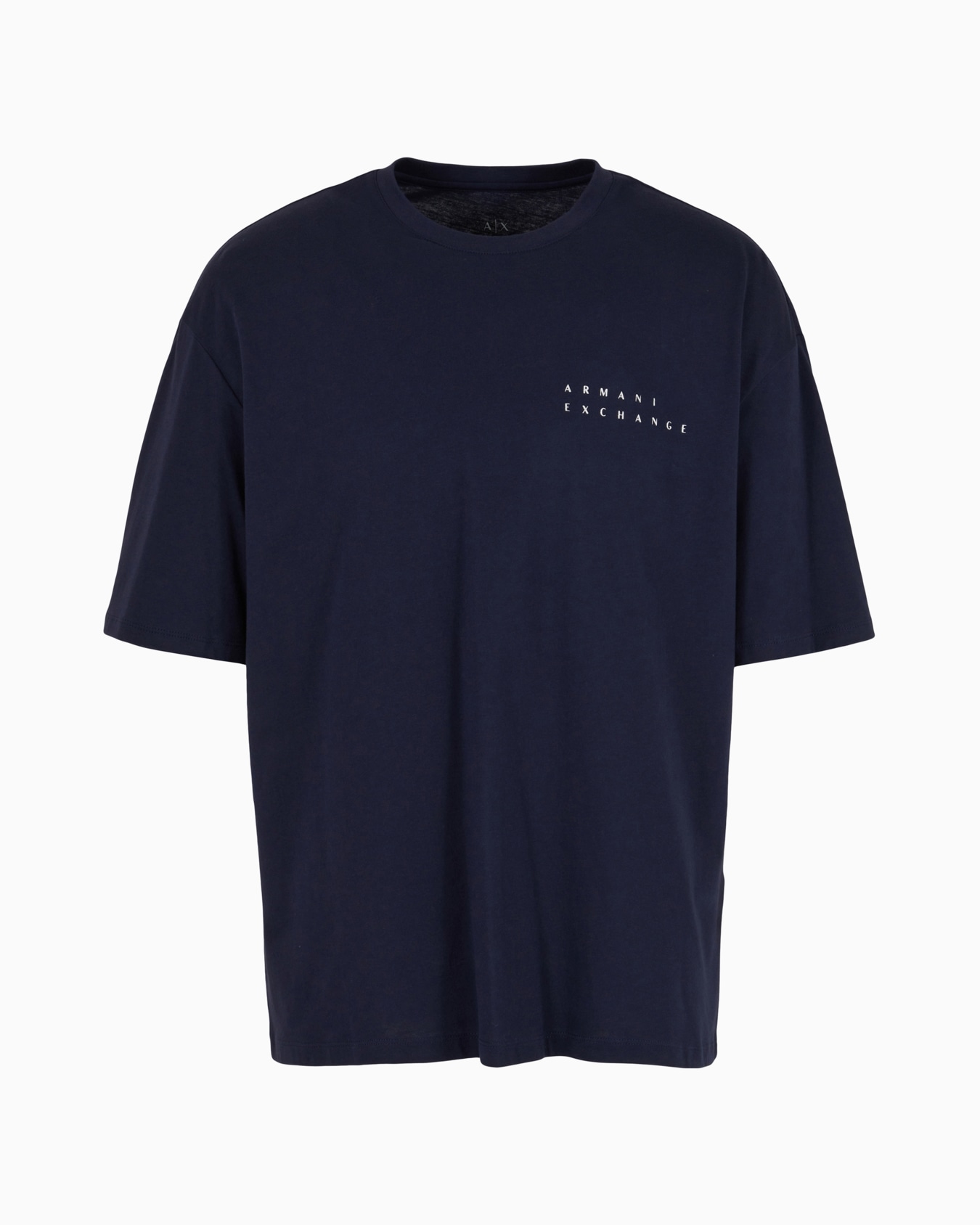 Relaxed fit T-shirt with round neck and logo Slide 0