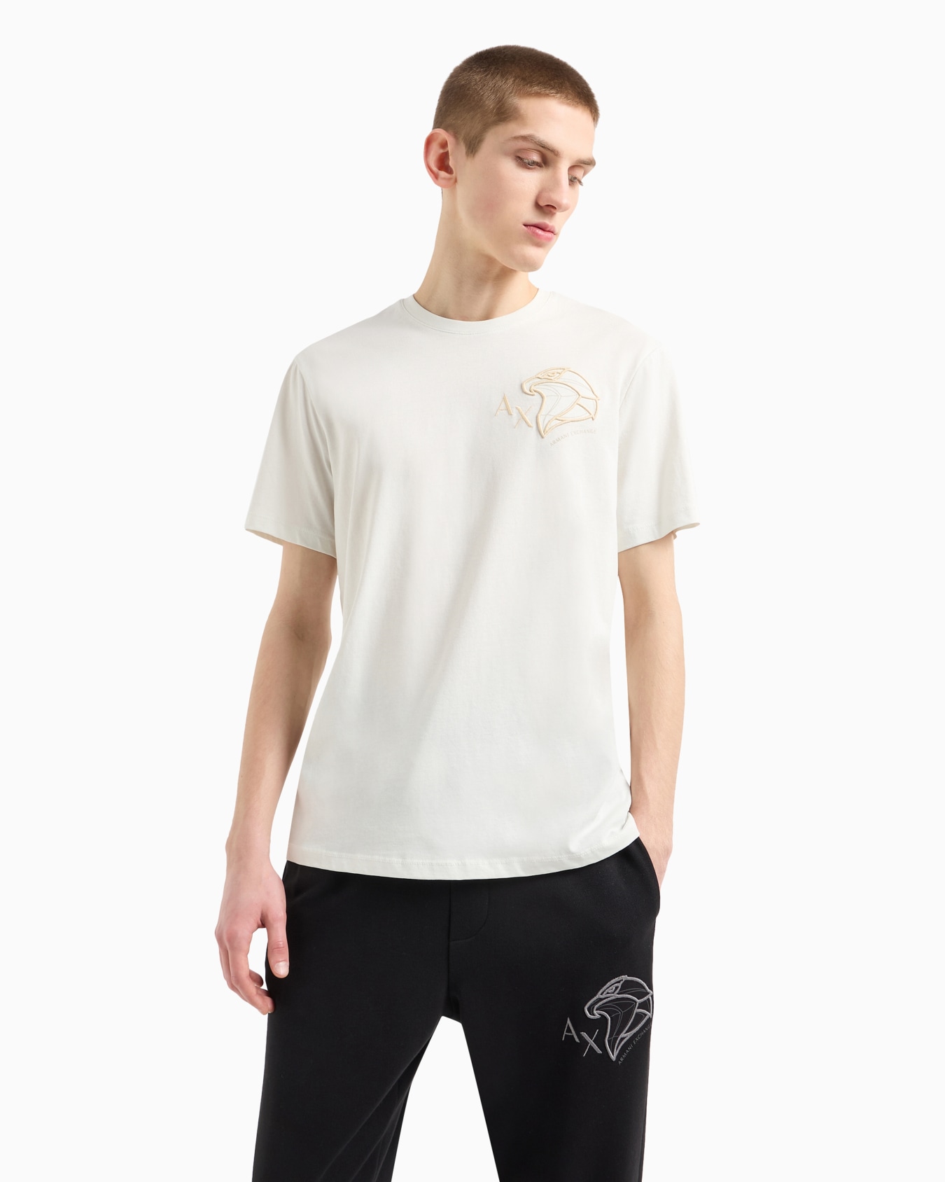 Regular fit T-shirt with logo  Diapositiva 1