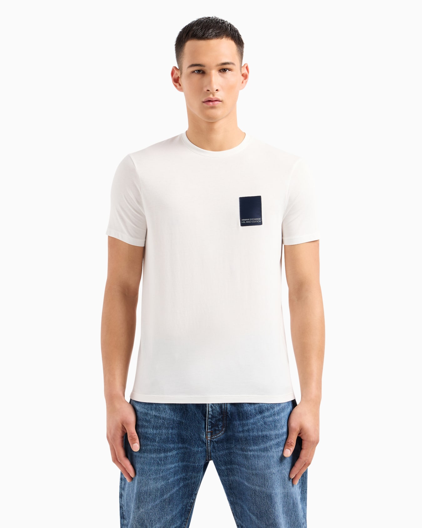 Regular fit T-shirt with logo  Diapositiva 1