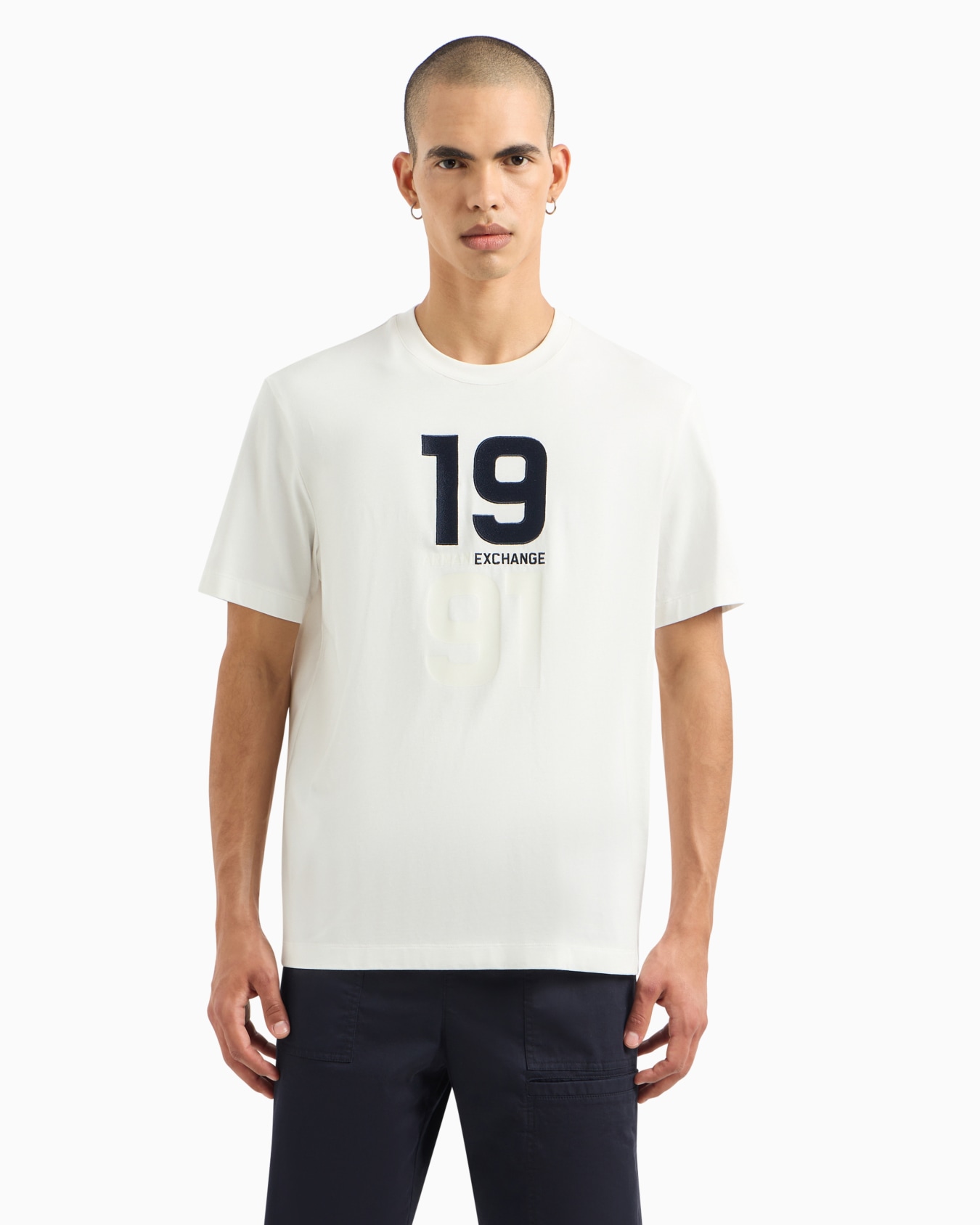 Regular fit T-shirt with logo  Diapositiva 1