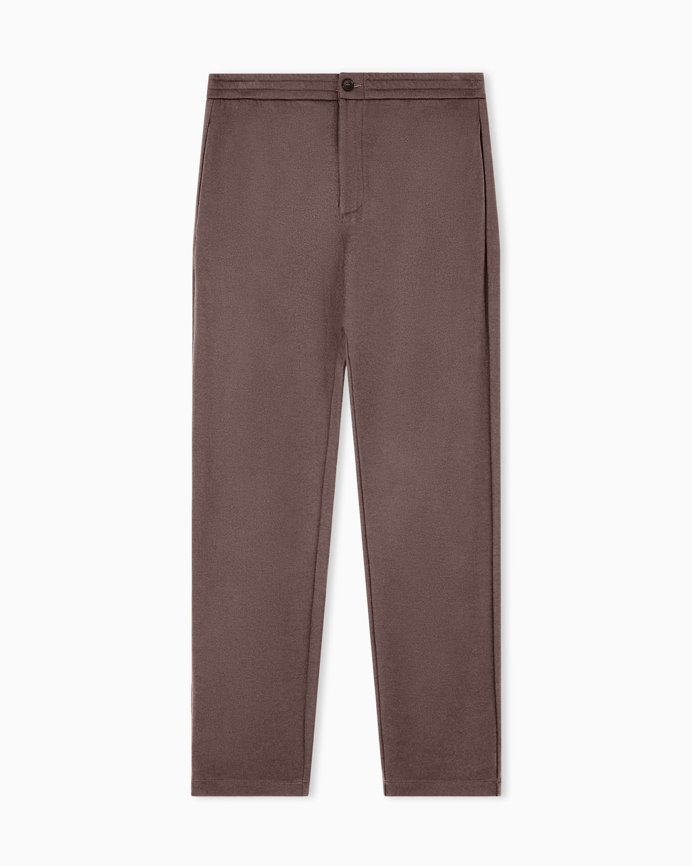 Trousers in pure cashmere jersey cloth Slide 0