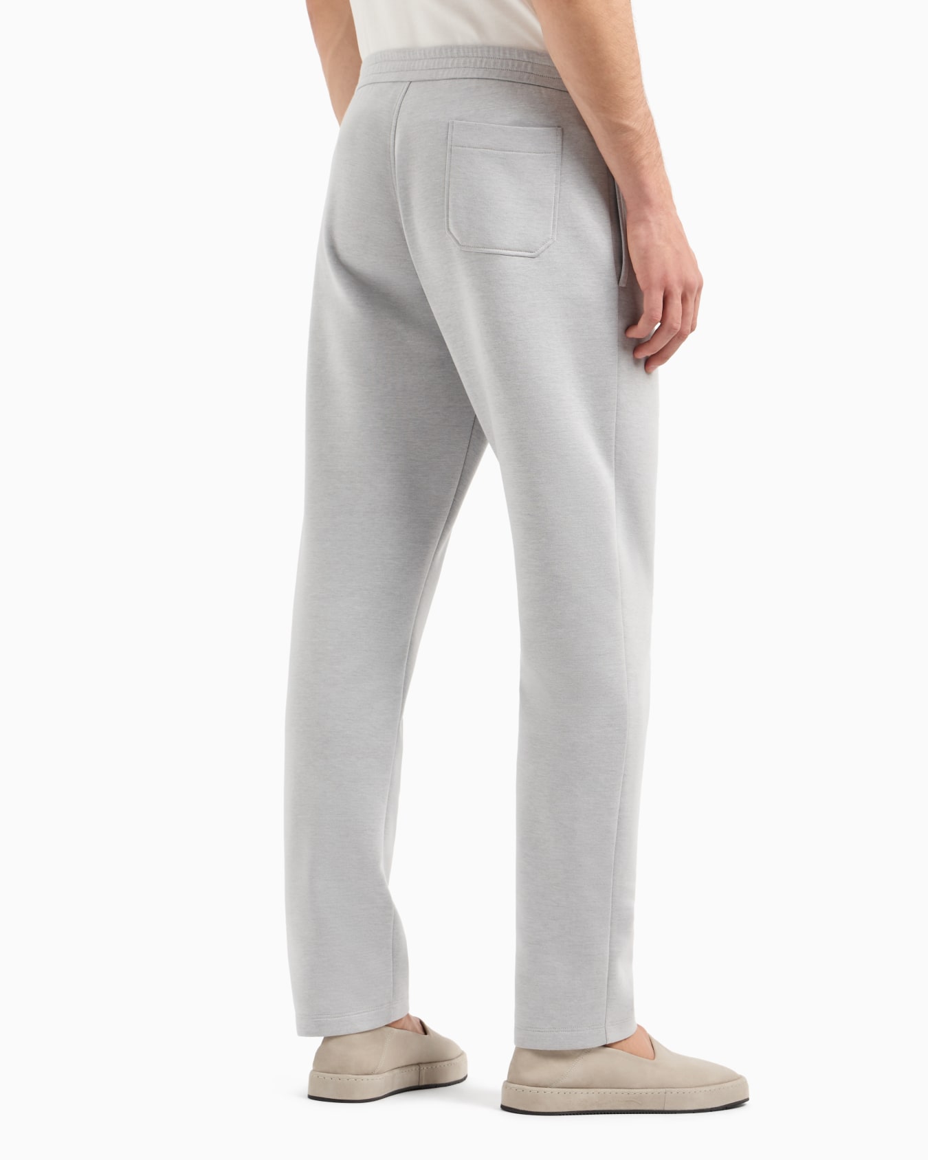 Pantalones de punto doble de algodón Diapositiva 2