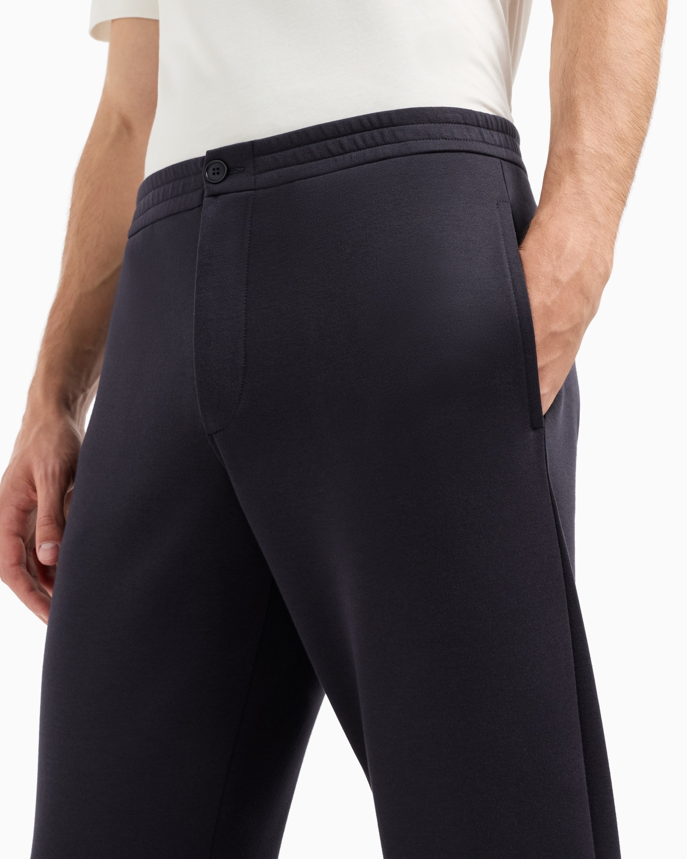Cotton double-jersey trousers Slide 4
