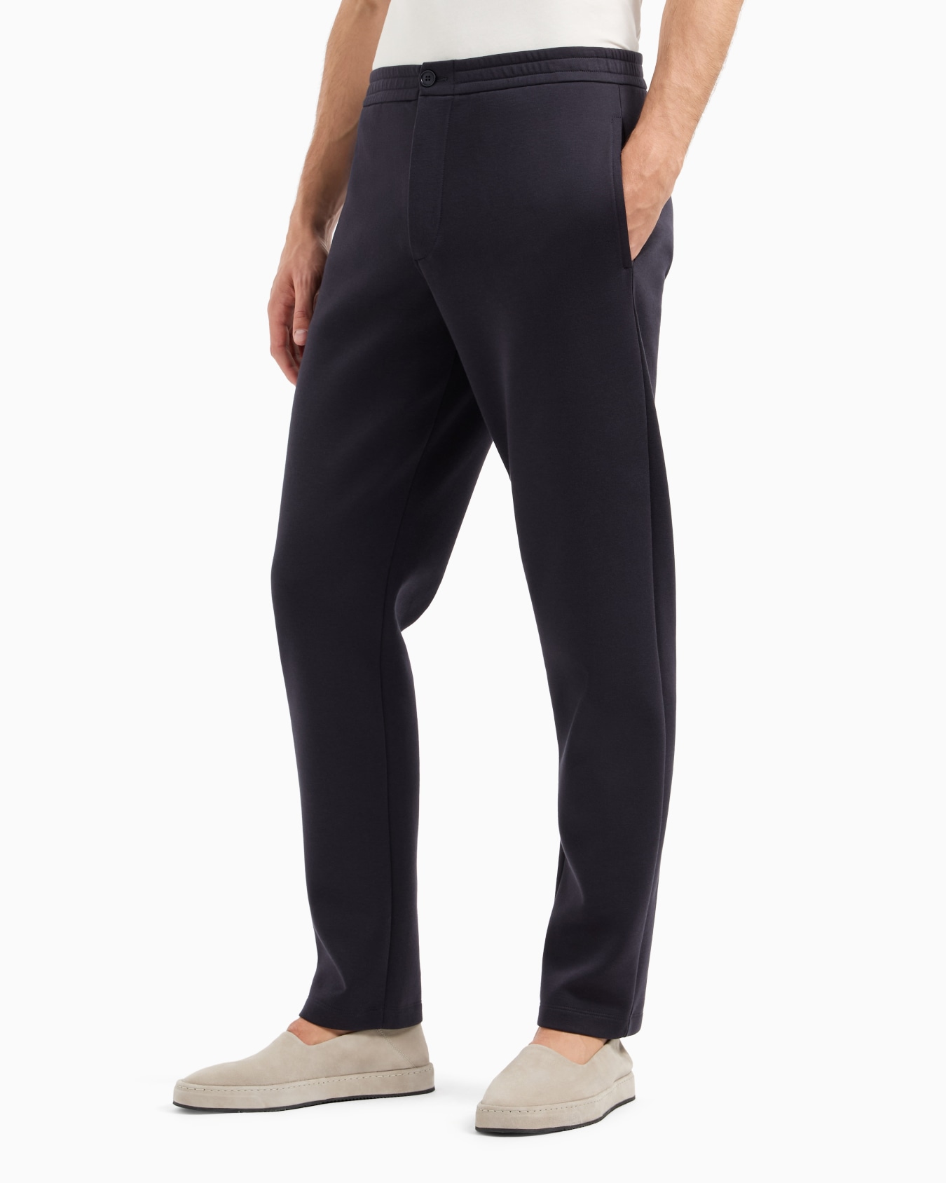 Cotton double-jersey trousers Slide 3