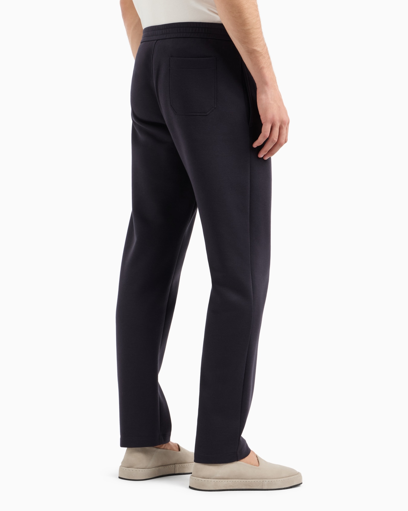Pantalones de punto doble de algodón Diapositiva 4