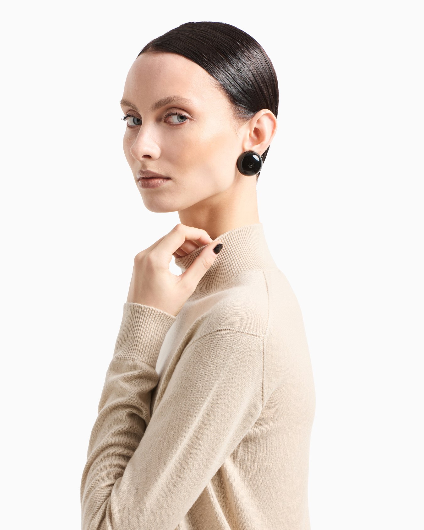 Pure cashmere roll neck sweater Slide 4