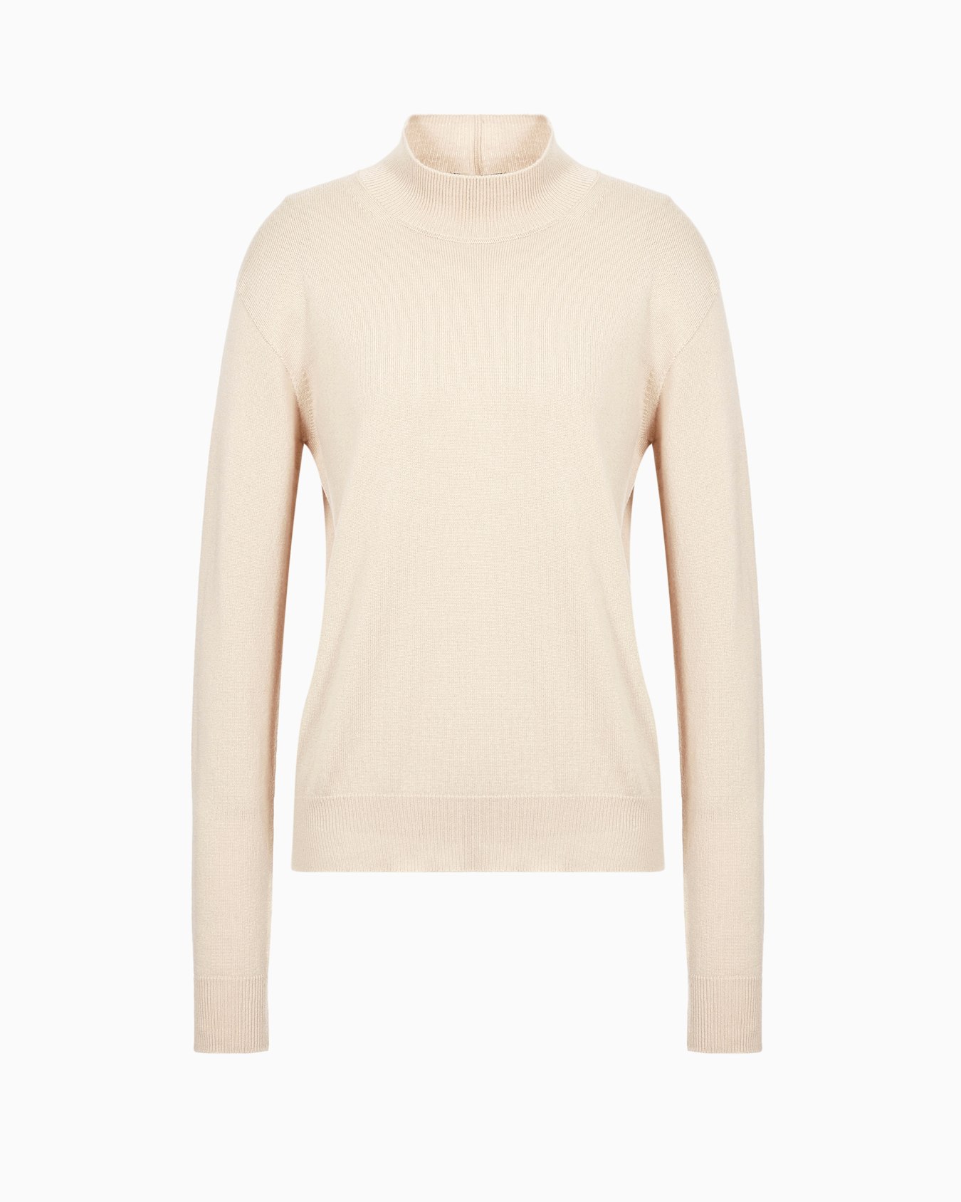 Pure cashmere roll neck sweater スライドする 0
