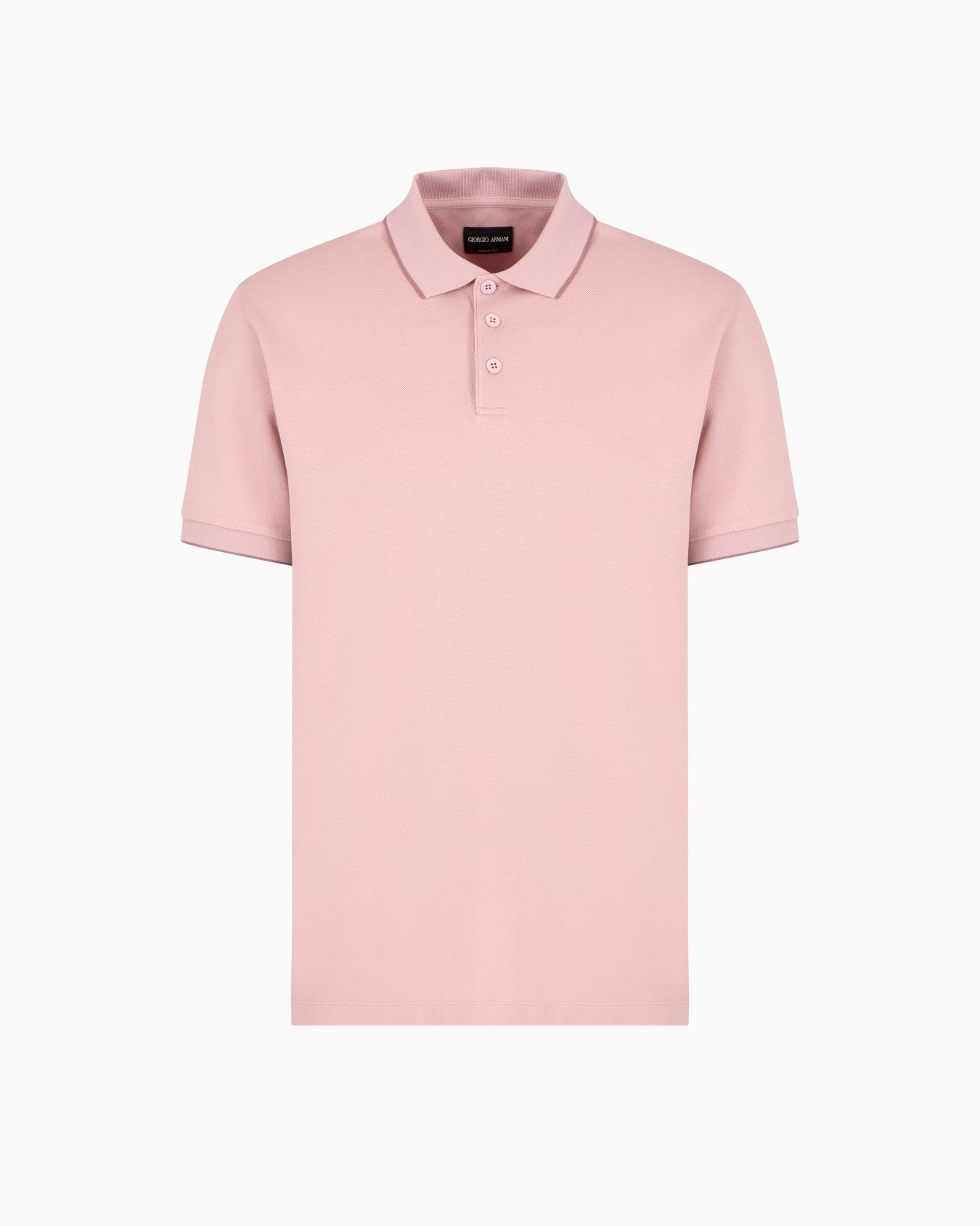 Polo en piqué de coton en fil d’Écosse Diapositive 0