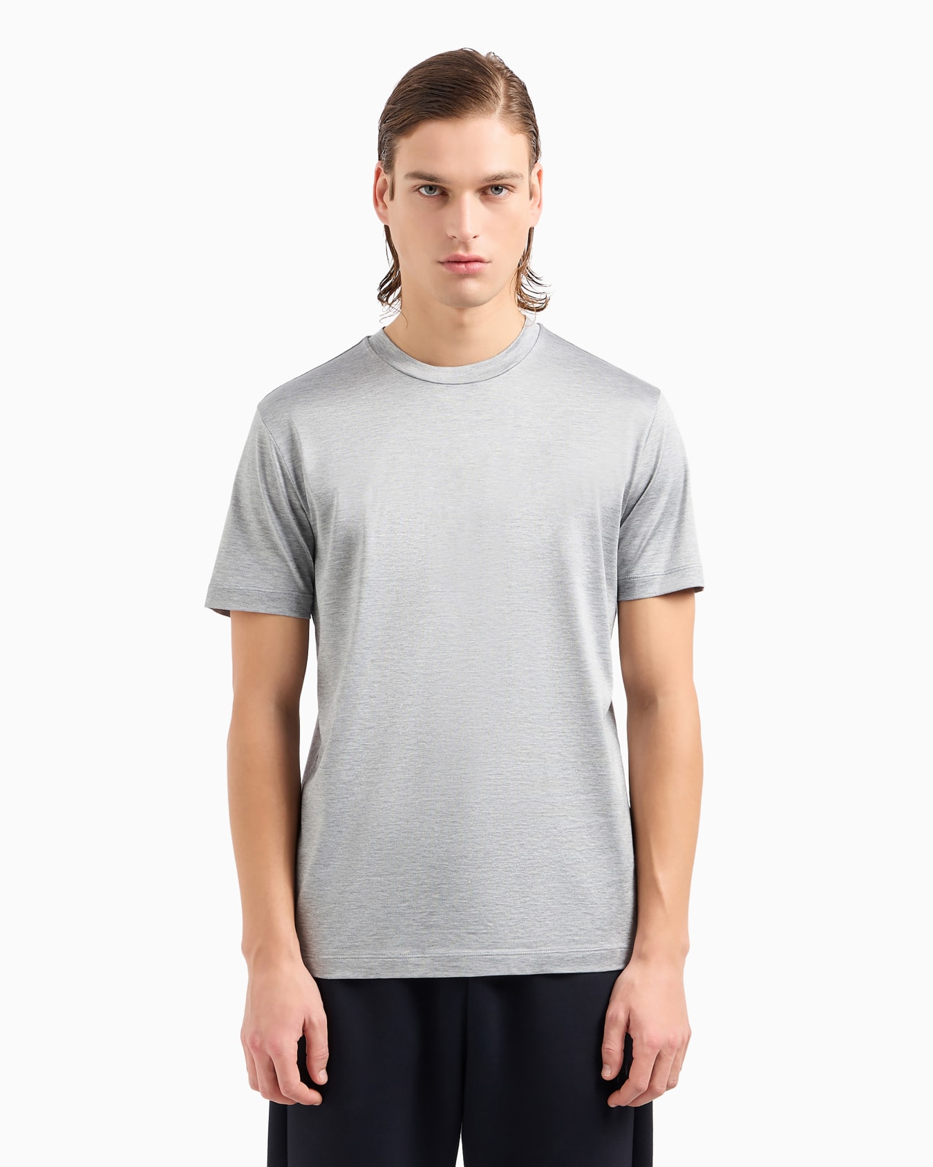 GIORGIO ARMANI 白 チノパン カジュアル　COTTON100% 8N1P15_1NJ7Z_0144_R_FW2025.jpg