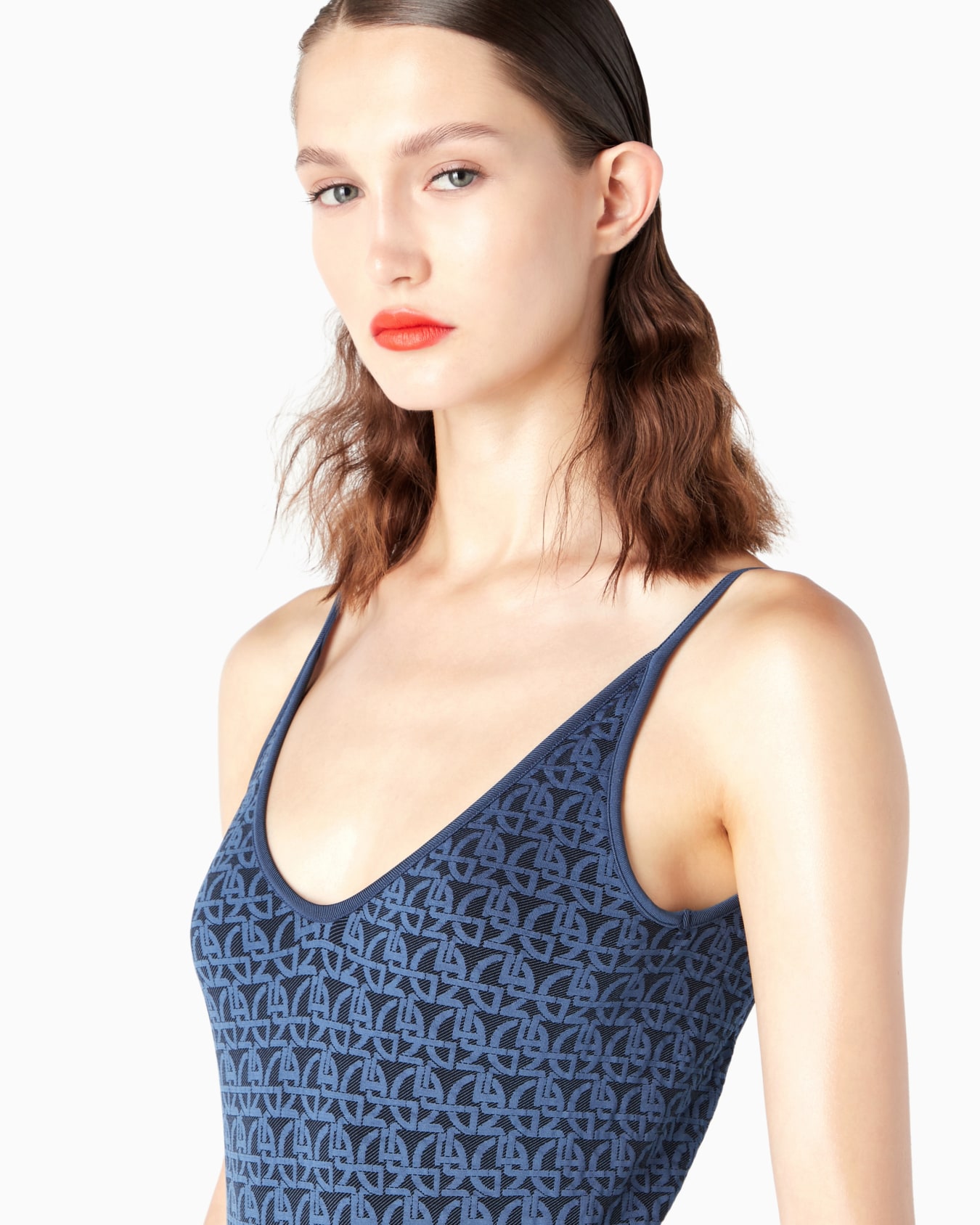 Monogram jacquard bodysuit Slide 3