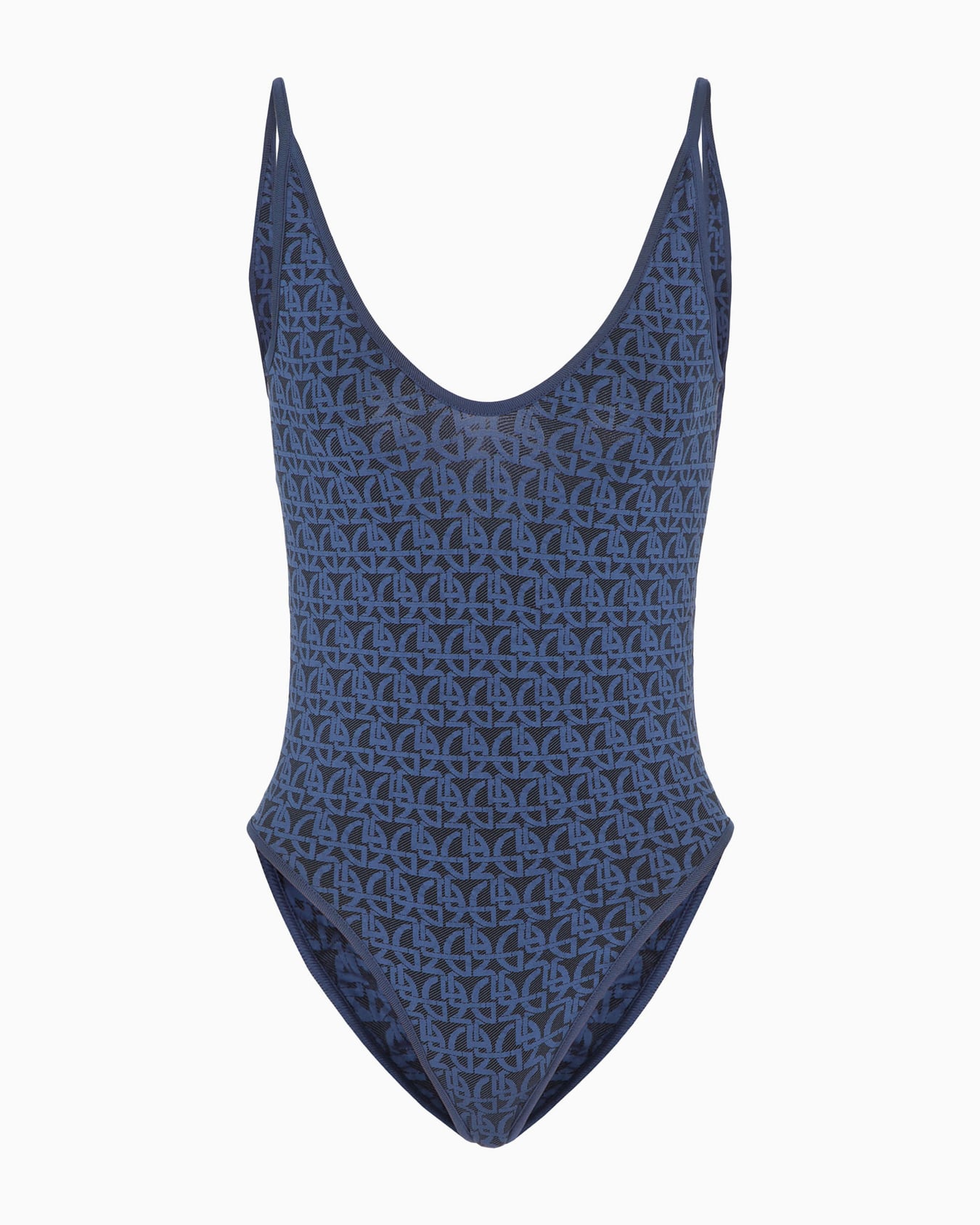 Monogram jacquard bodysuit Slide 0