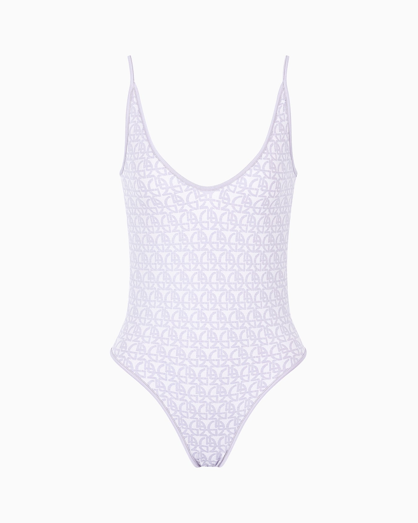 Monogram jacquard bodysuit Slide 0