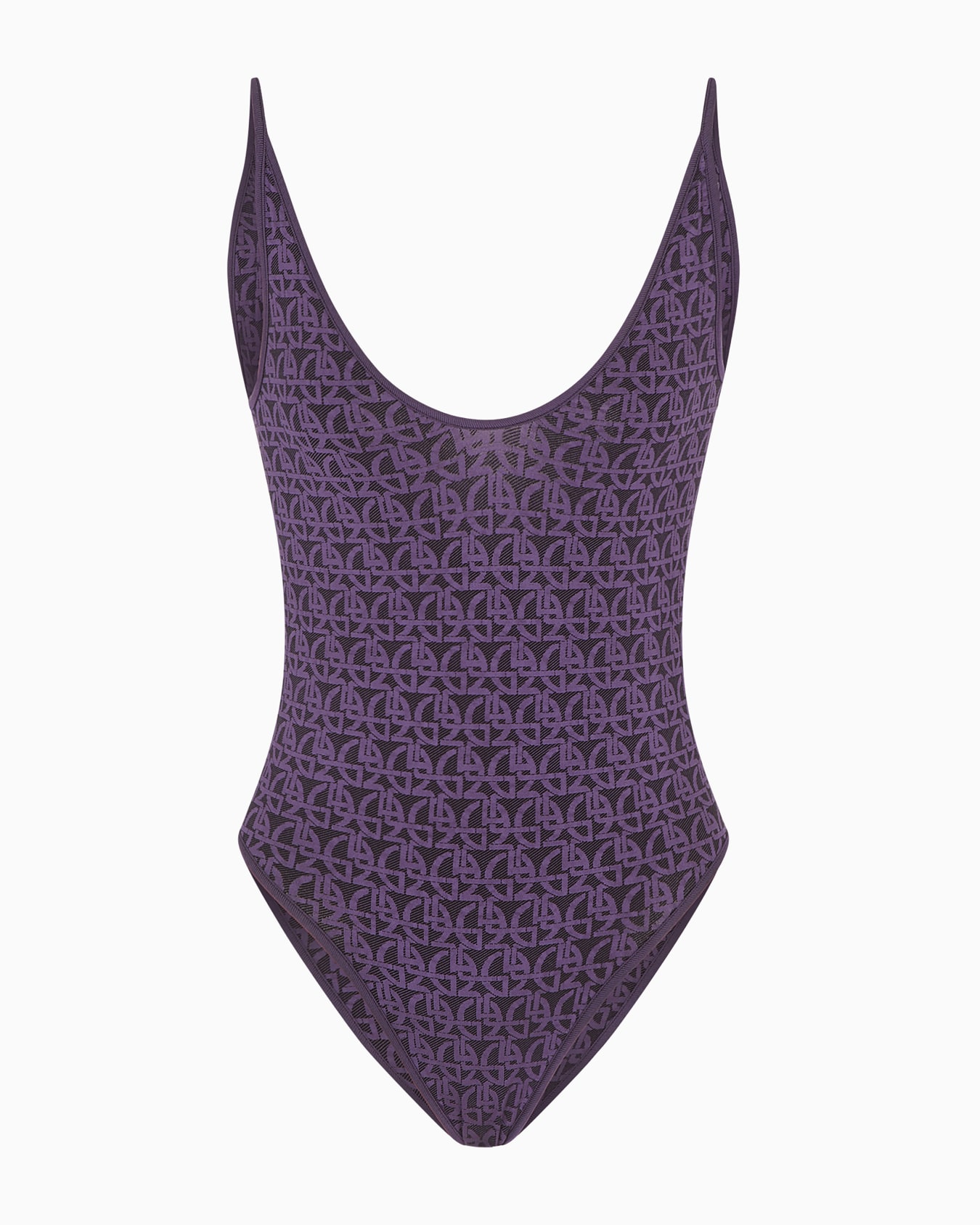 Monogram jacquard bodysuit Slide 0