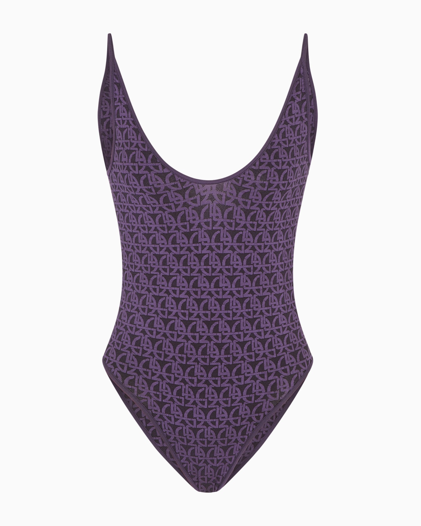 Monogram jacquard bodysuit Slide 0