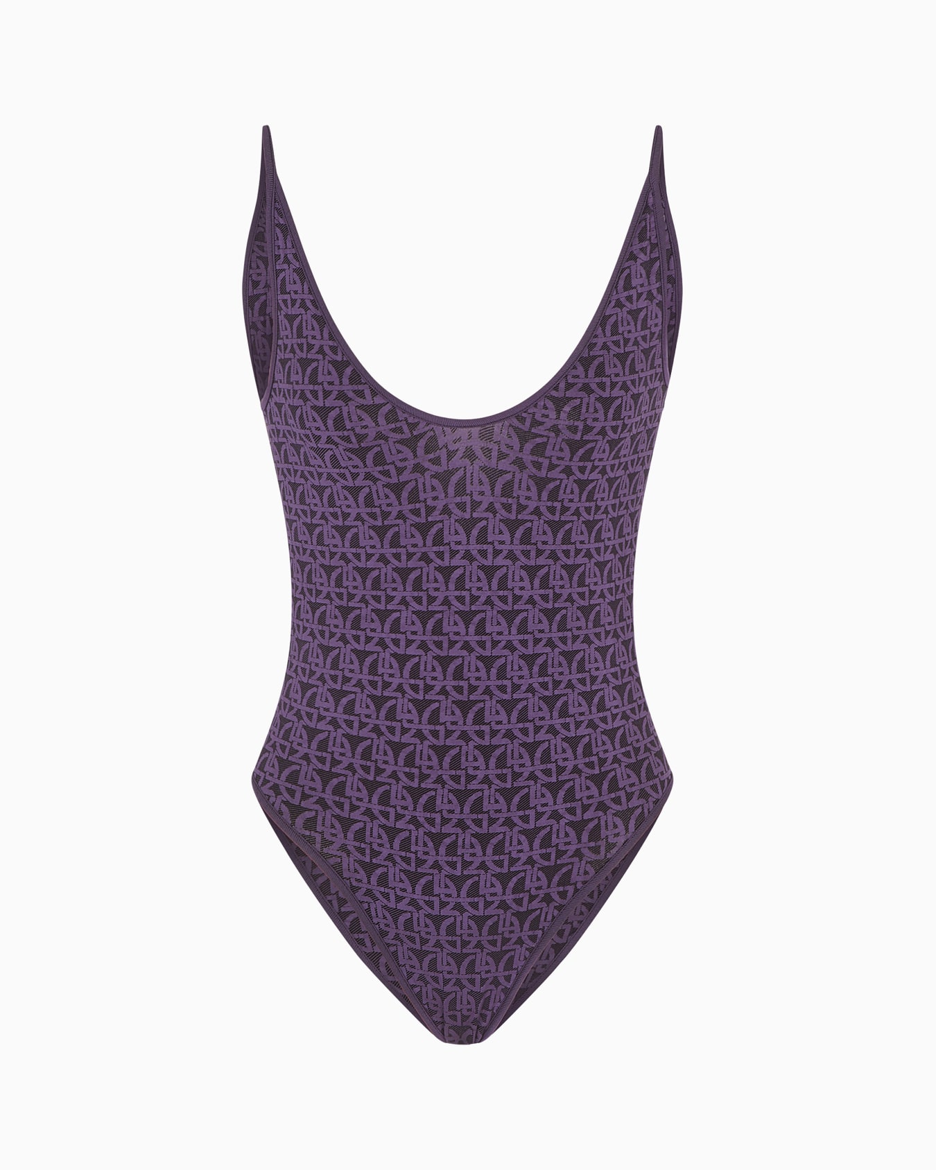 Monogram jacquard bodysuit Slide 0