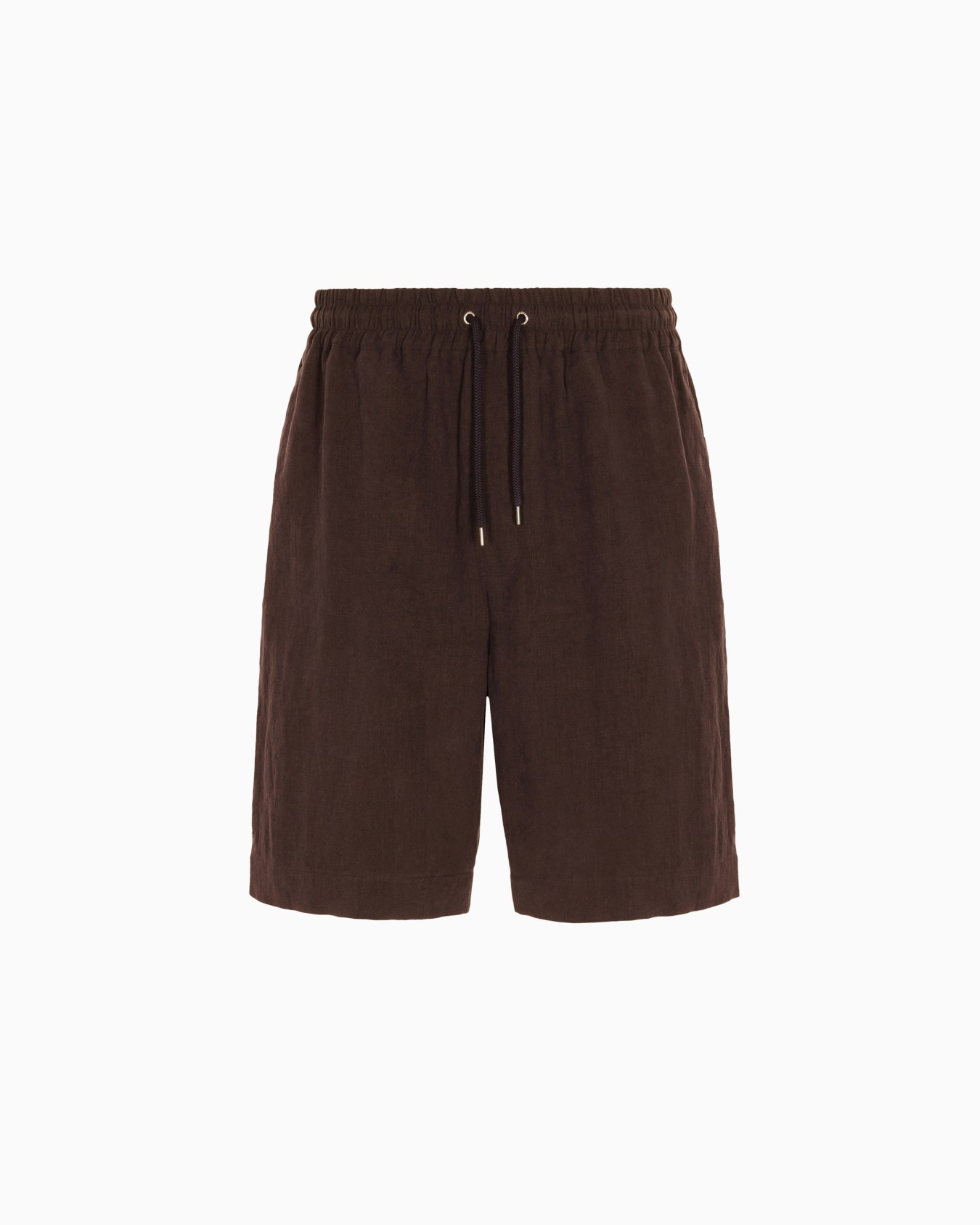 Flatfront-Bermudashorts aus reinem Leinen Folie 0