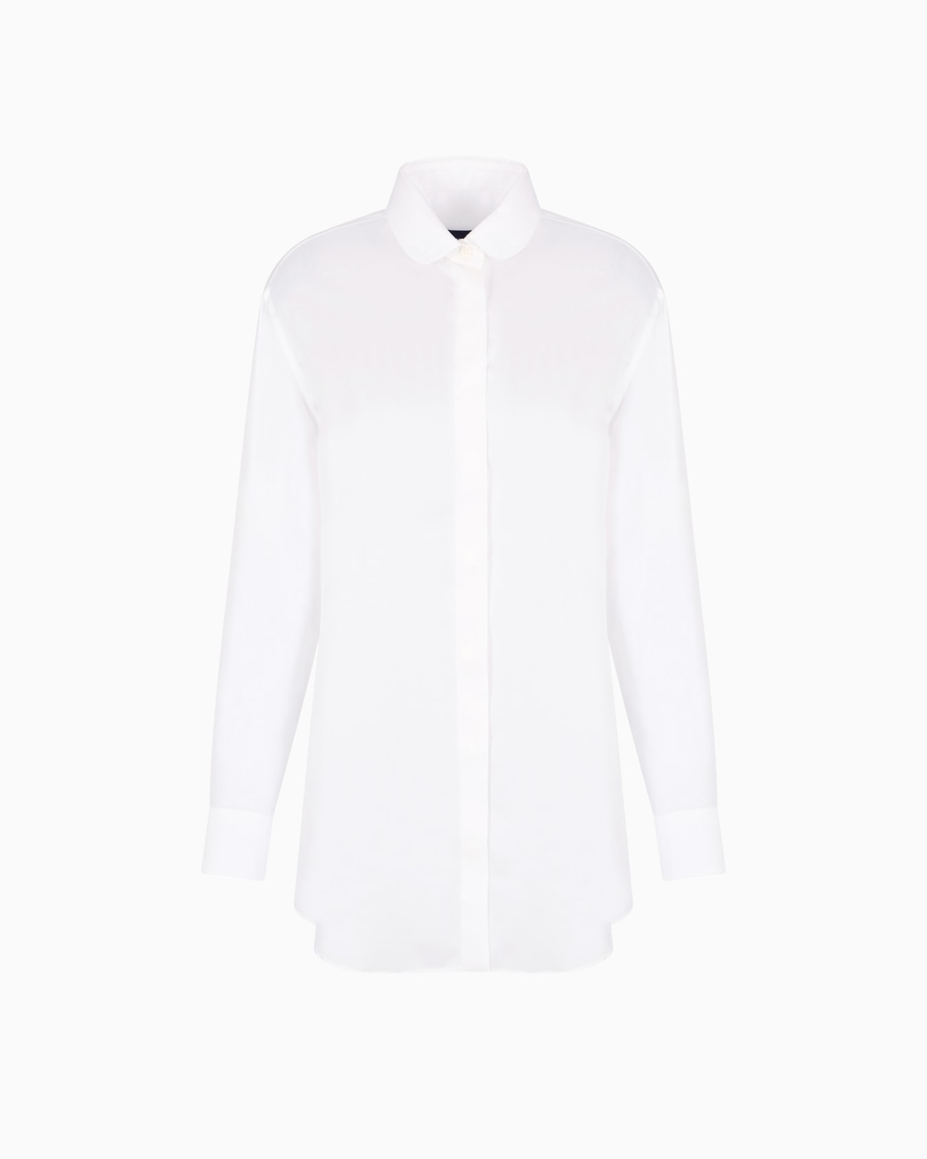 Camisa larga de sarga de seda ASV Diapositiva 0