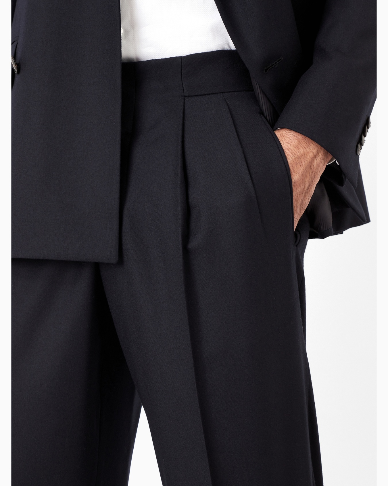 ASV Royal Line double-breasted virgin-wool cloth suit Slide 5