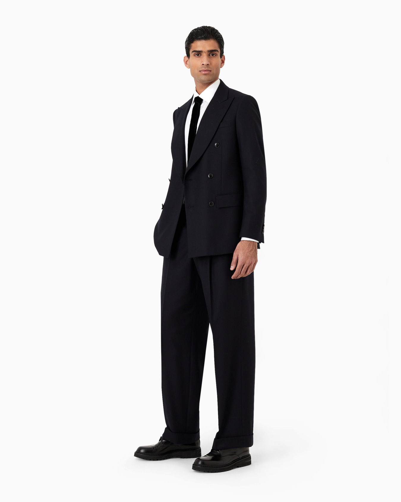 ASV Royal Line double-breasted virgin-wool cloth suit Slide 3