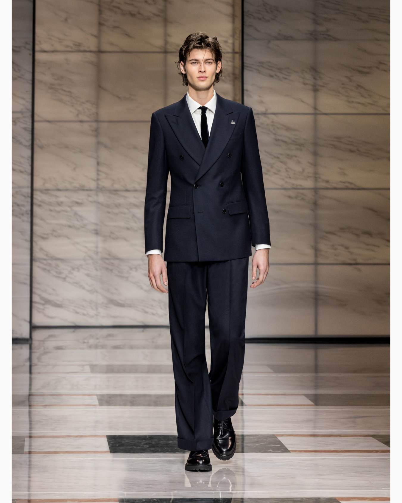 ASV Royal Line double-breasted virgin-wool cloth suit Slide 7