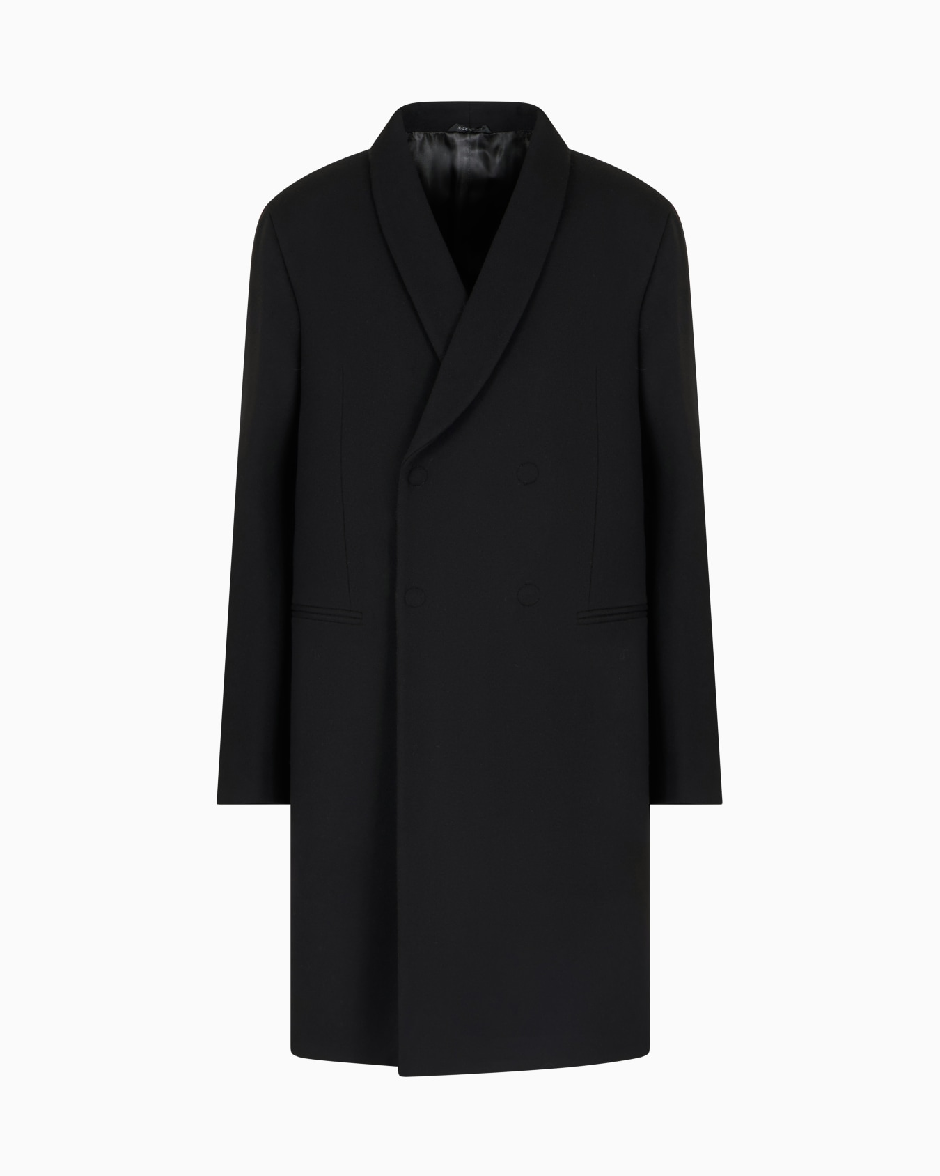 ASV double-breasted Giorgio’s coat in cashmere Slide 0
