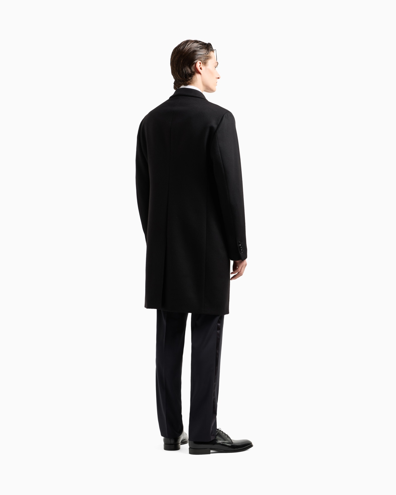 ASV double-breasted Giorgio’s coat in cashmere Slide 2
