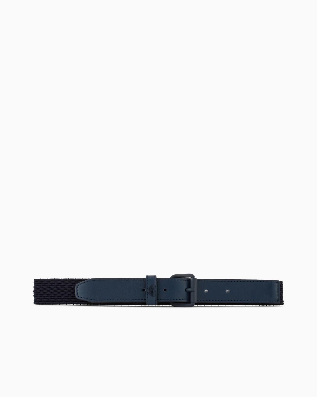 Woven fabric and leather belt Slide 2