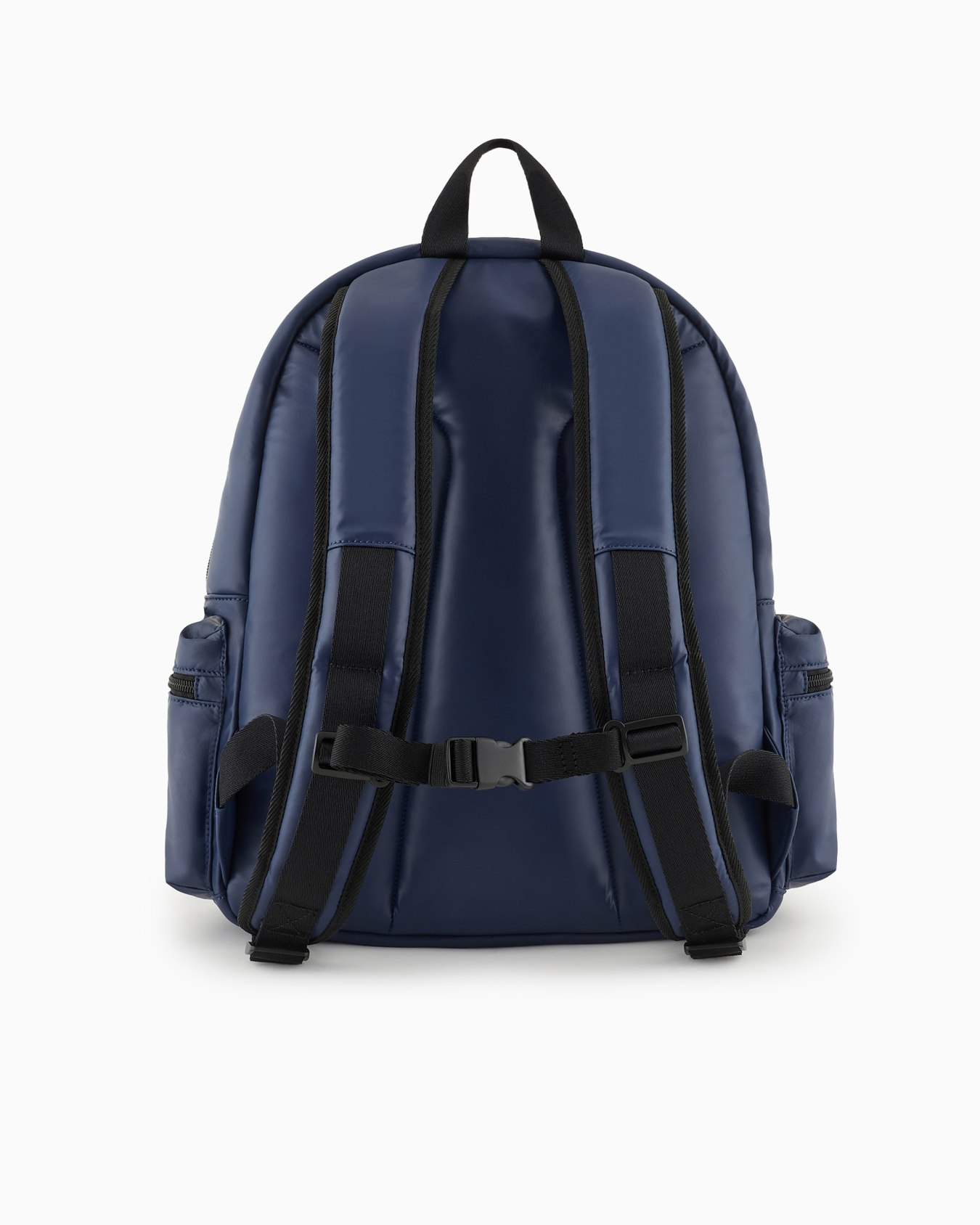 Sac à dos multi-poches en tissu enduit avec écusson blason logo Diapositive 2