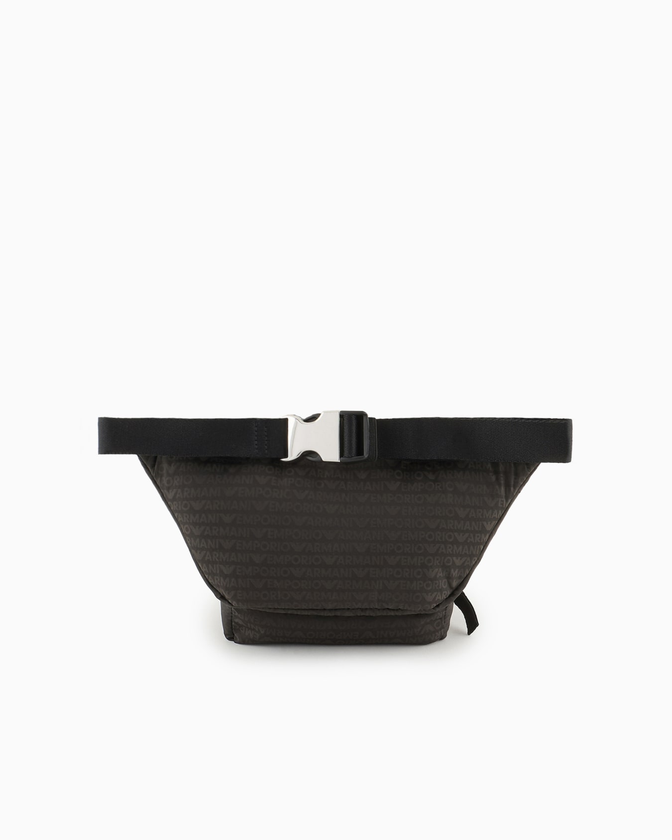 Sac banane en nylon avec inscription logo all over Diapositive 2