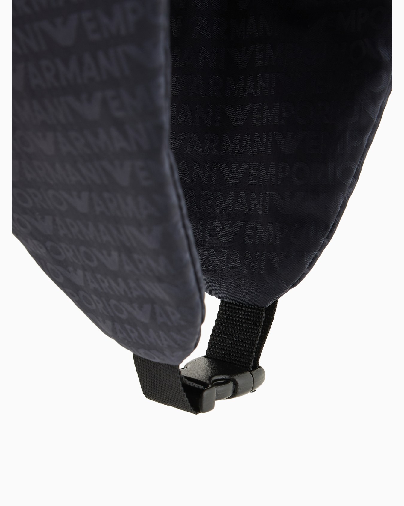 Nylon cap with earflaps and all-over logo lettering Slide 2