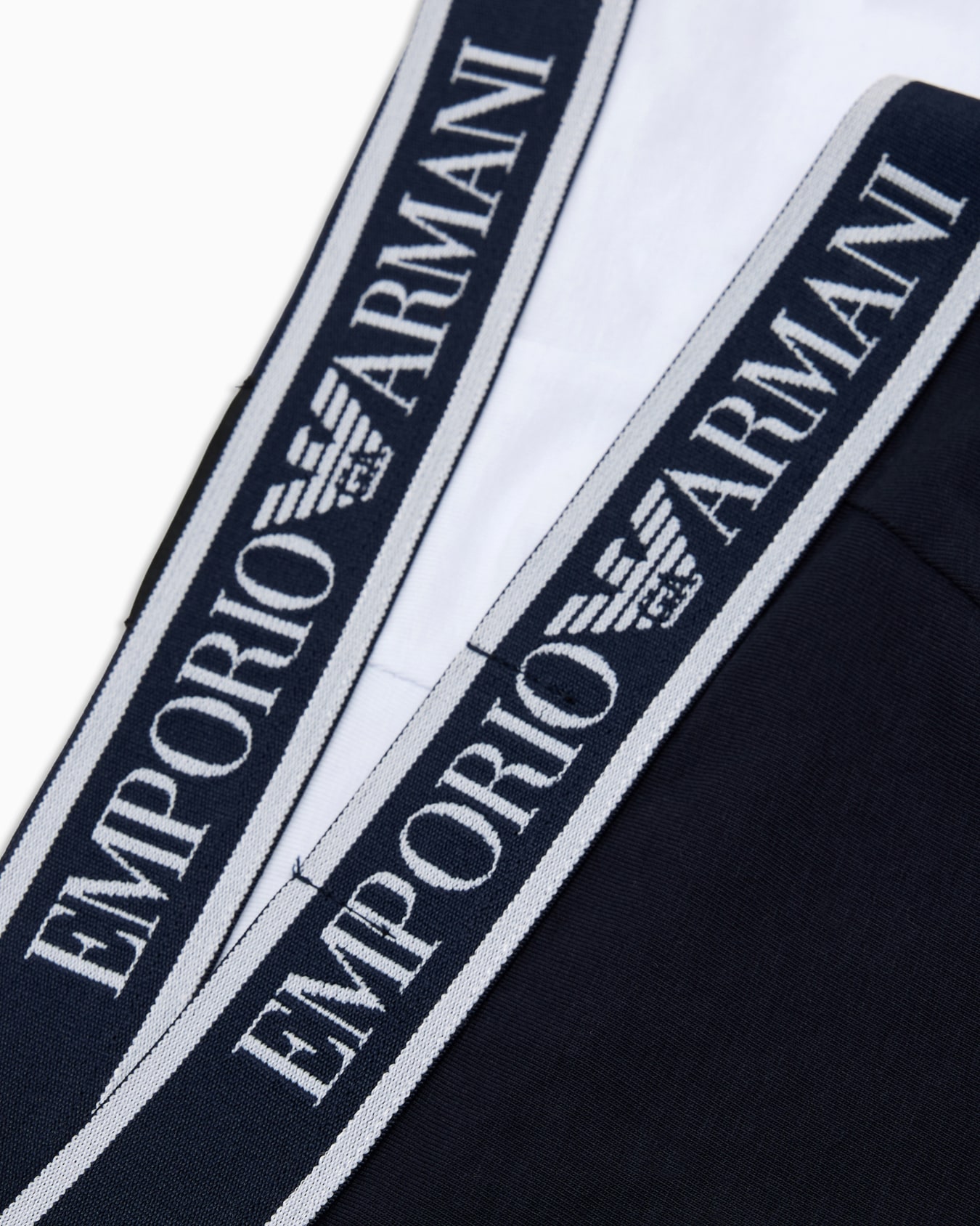 Two-pack of jersey boxer briefs with logo waistband Slide 2