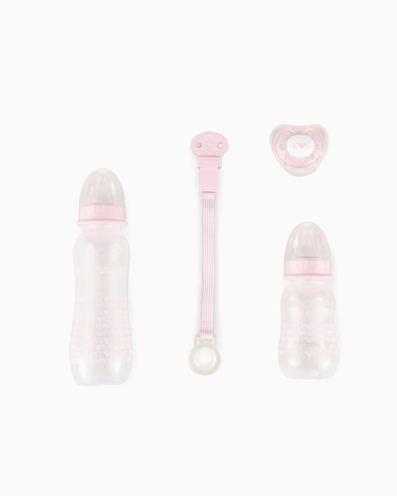 Coffret puériculture avec 2 biberons, une tétine et un attache-tétine à clip Diapositive 1